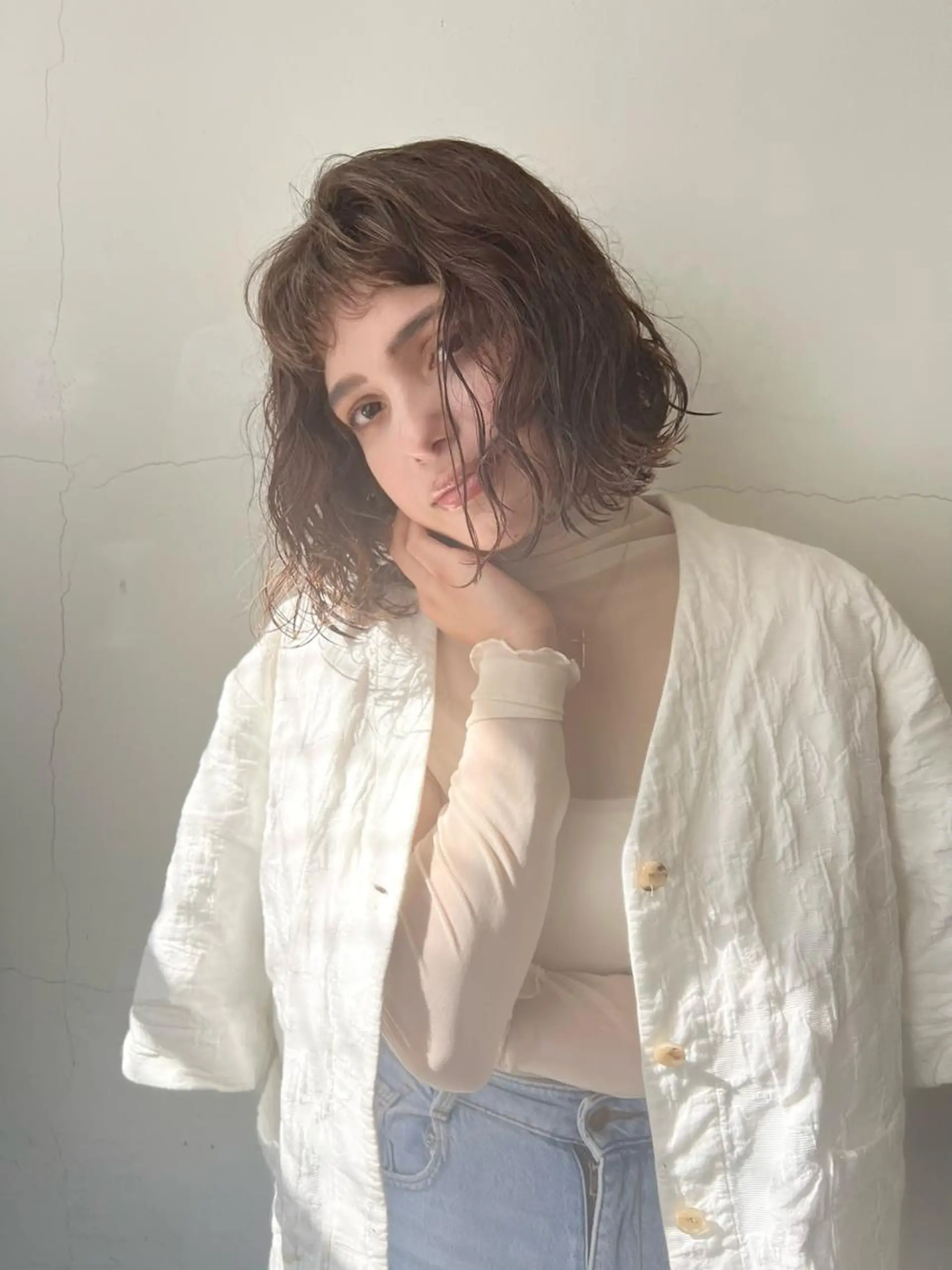 ミディアム ヘアアレンジ カット パーマ トリートメント HARU//原宿🤍 リピート率NO.1のヘアスタイル