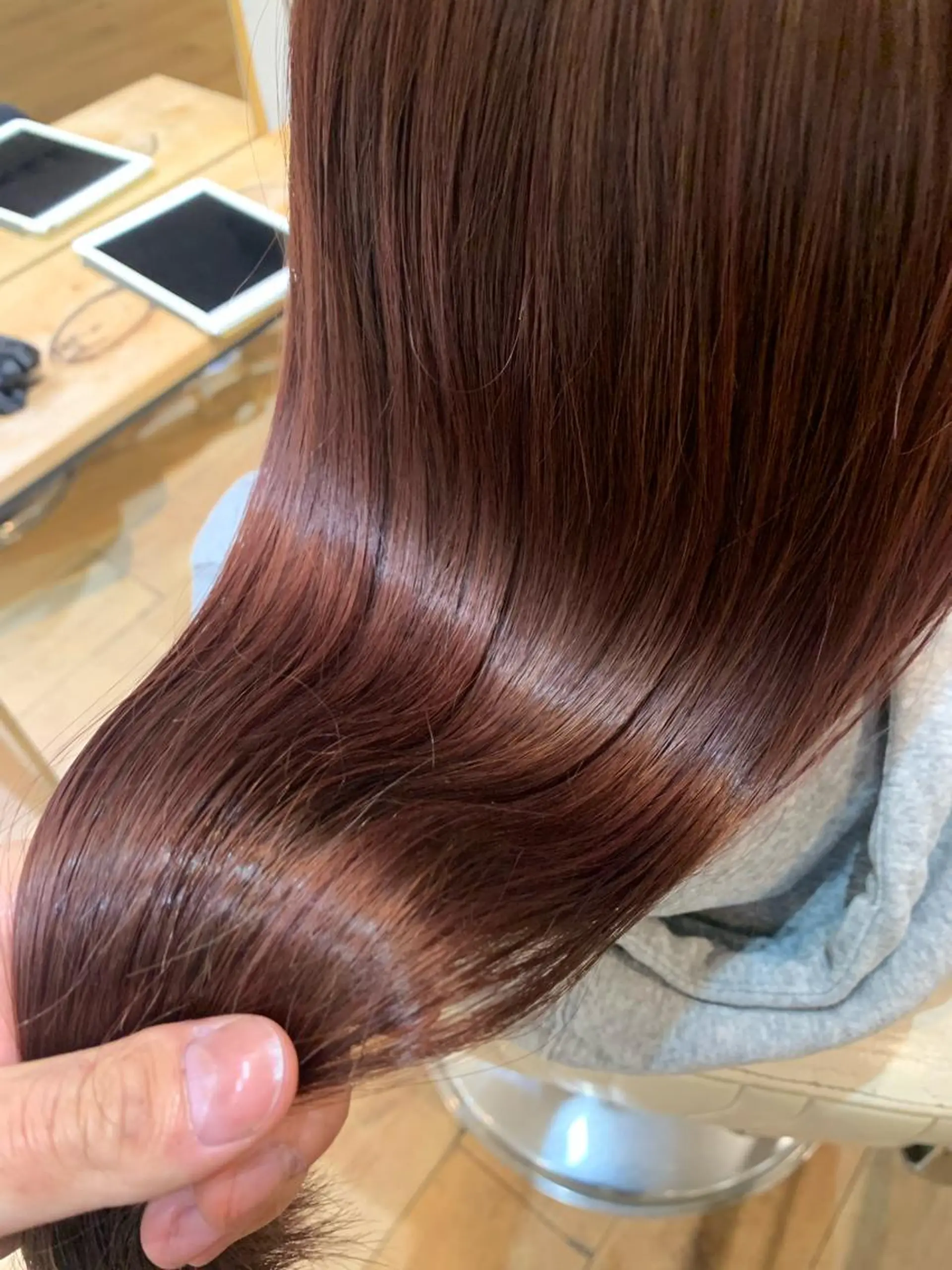 ロング カラー トリートメント トリートメント ヘッドスパ ☆髪質改善特化☆ newi梅田　コウキのヘアスタイル