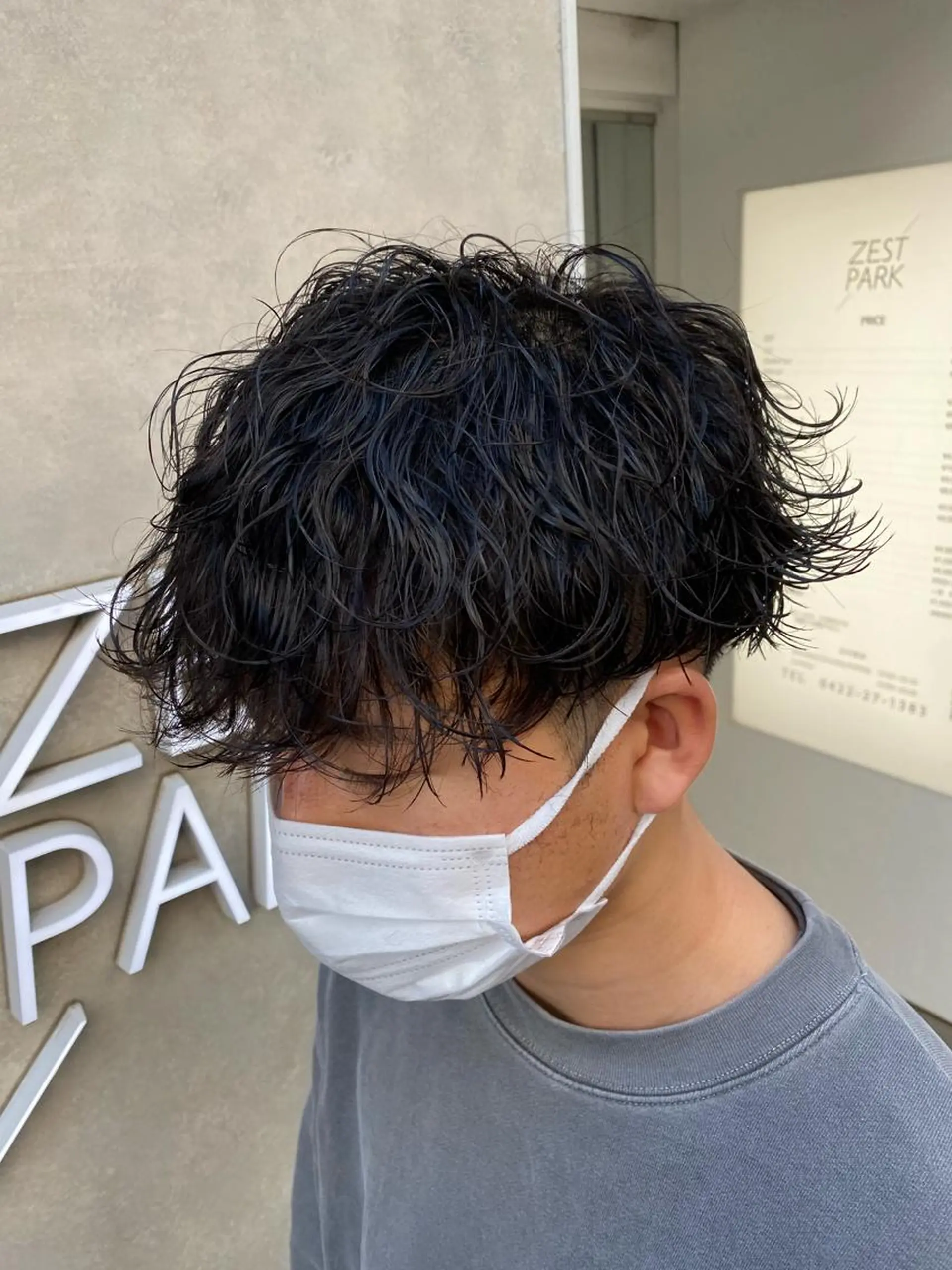 パーマ メンズ 新宿【メンズパーマ】 塩澤太一のヘアスタイル
