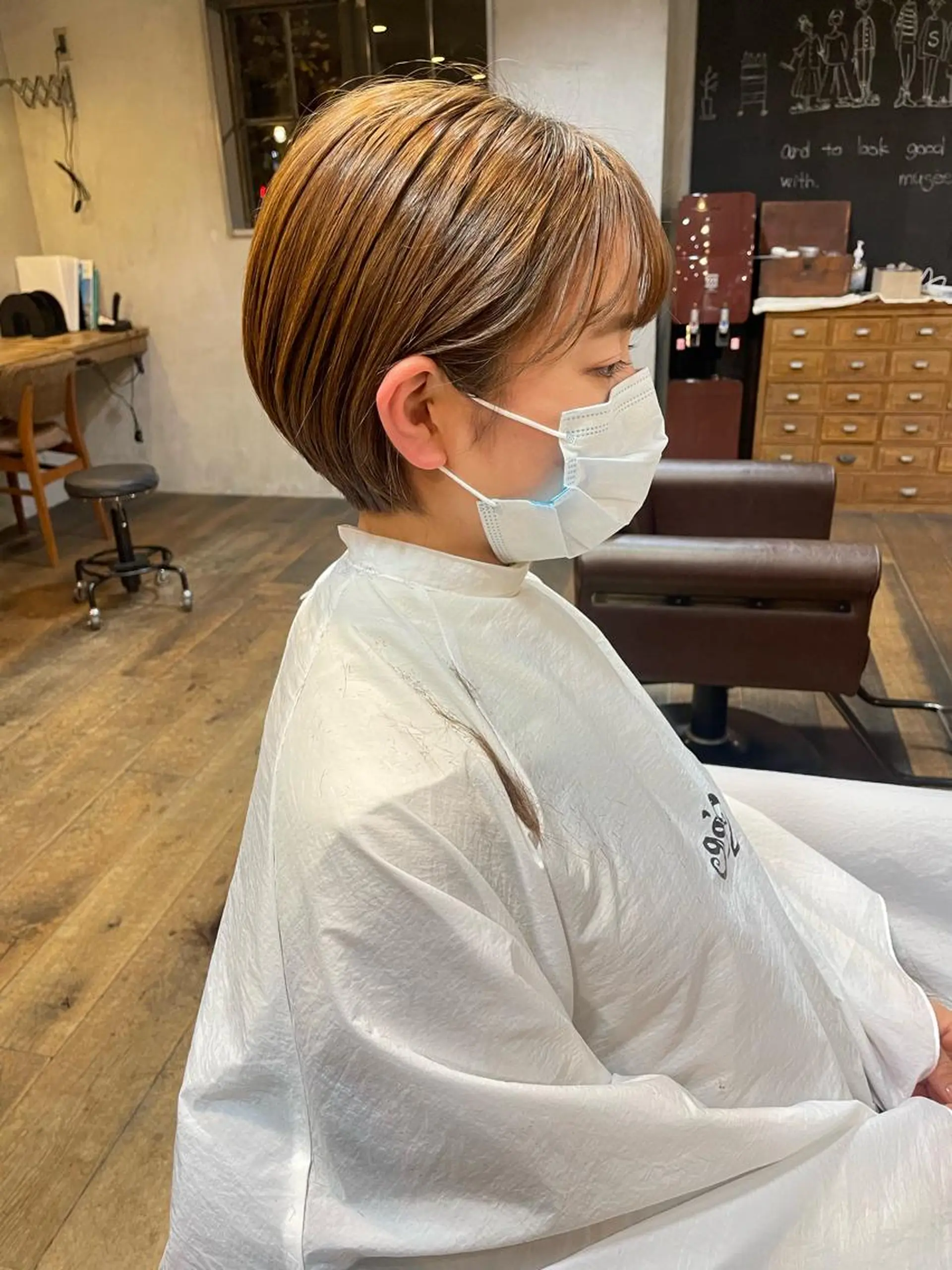 ショート Musee plume所属・荻野七菜子 ボブのヘアスタイル