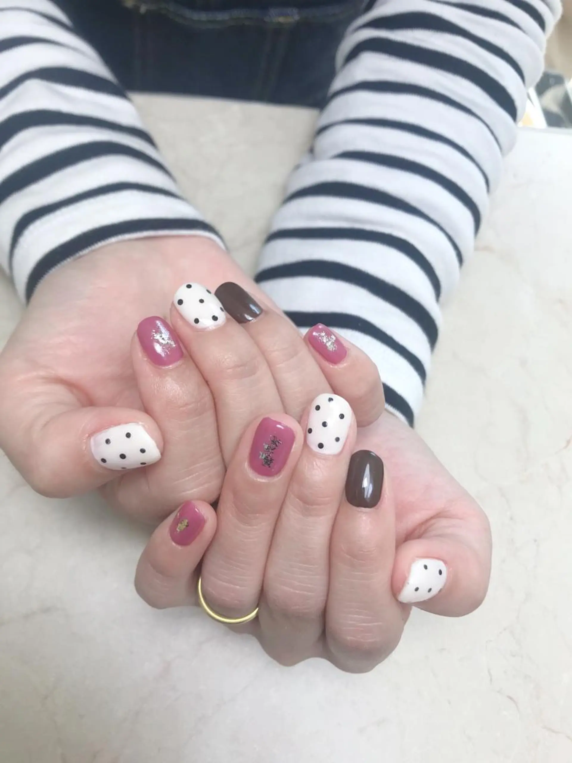 ネイル 持ち込み mellow mのネイルデザイン