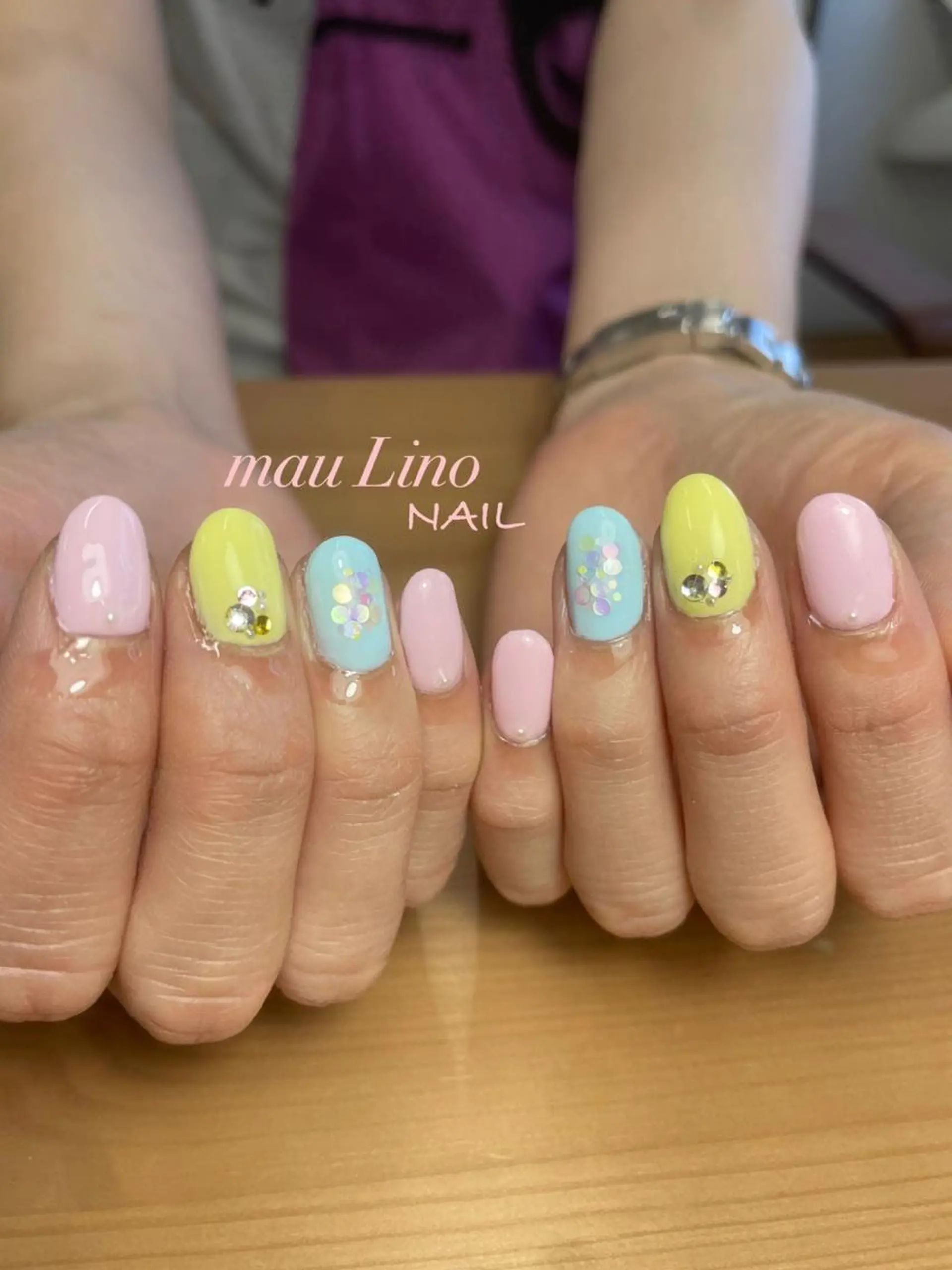 ネイル ハンドネイル mau Lino    NAIL所属・GELo nail~#19~のネイルデザイン