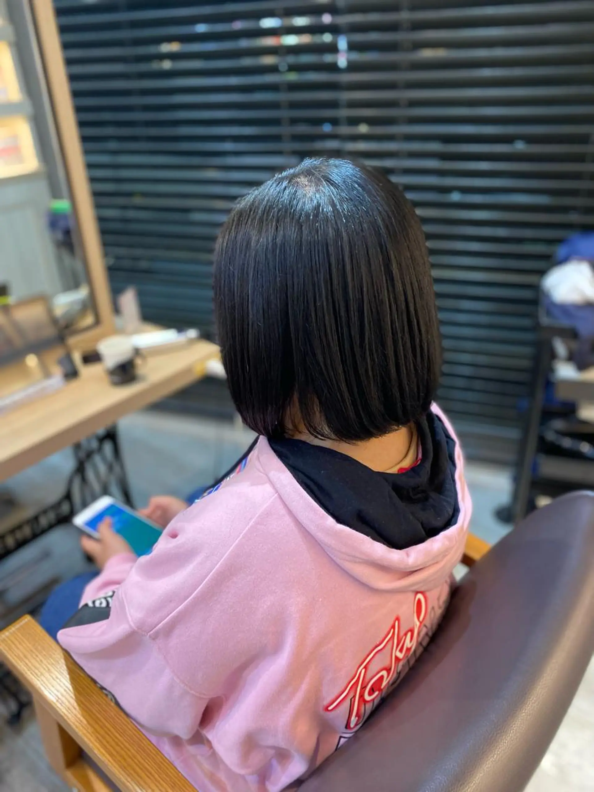 ミディアム ヨシダ フミノリのヘアスタイル