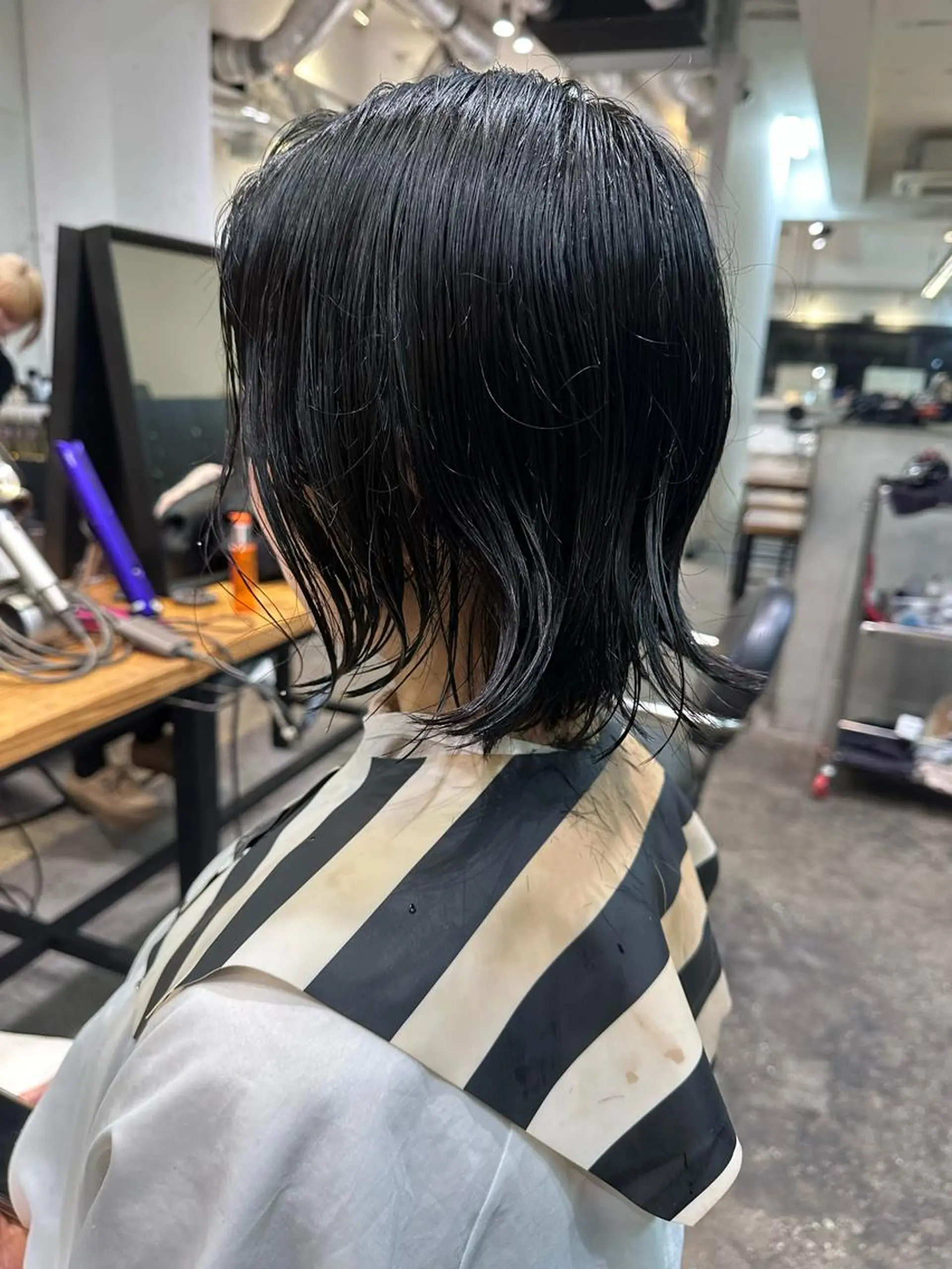 ミディアム くせ毛 大江 海斗のヘアスタイル