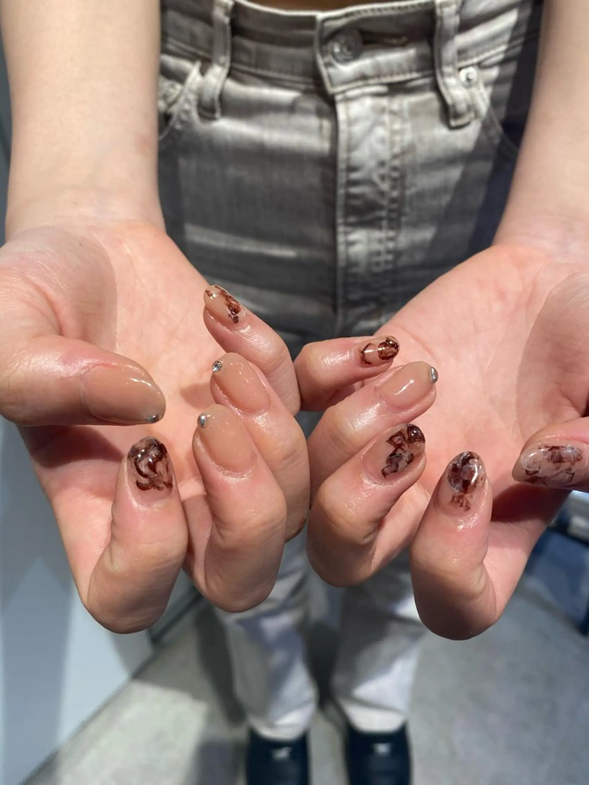 ネイル AO所属・RISAKO 艶髪モテヘア🎀府中のヘアスタイル