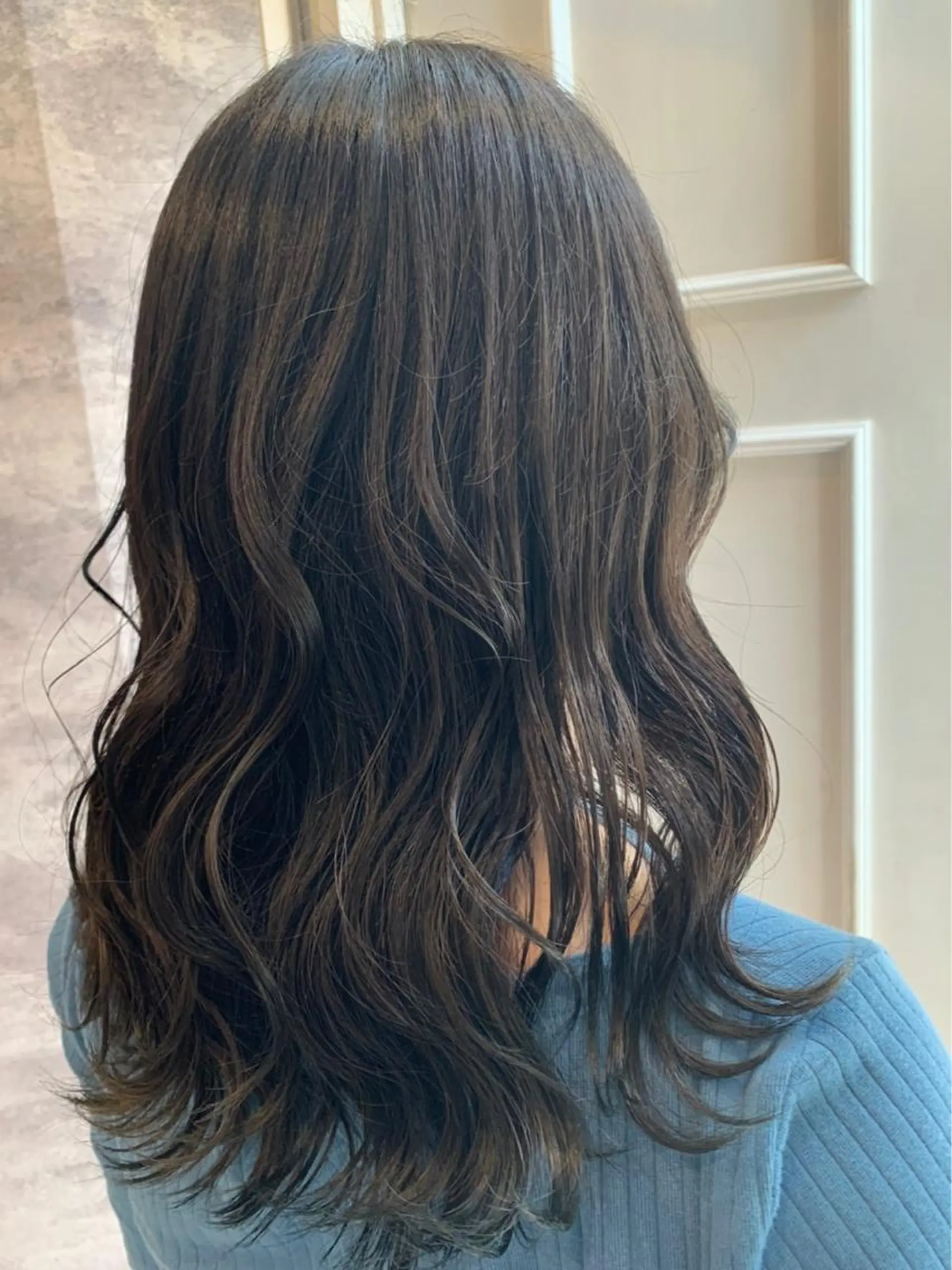 セミロング カラー アッシュ ベージュカラー 🫟Blanco🫟 Color&Careのヘアスタイル