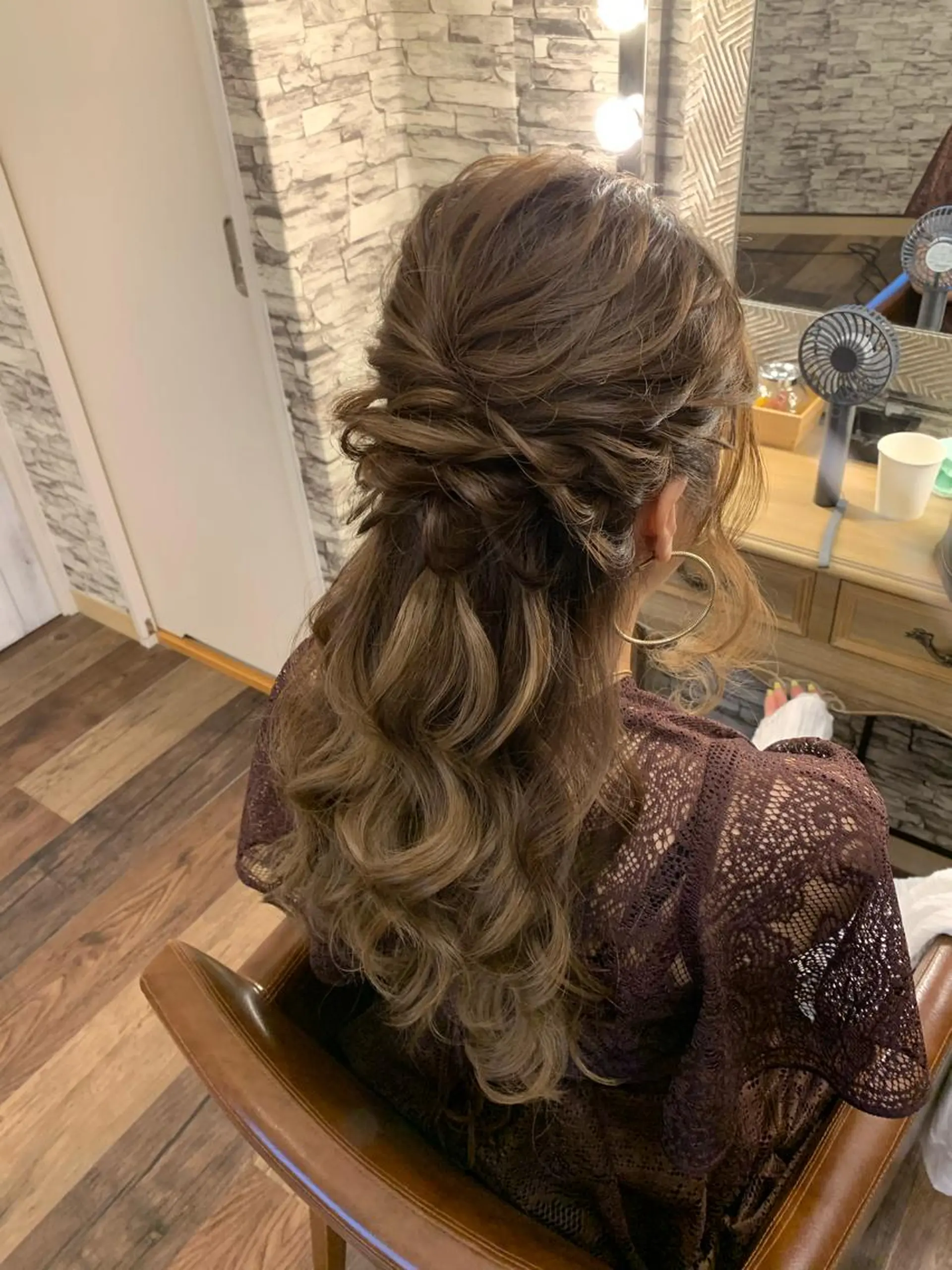 ヘアアレンジ ハーフアップ hair make  Lucciのヘアスタイル