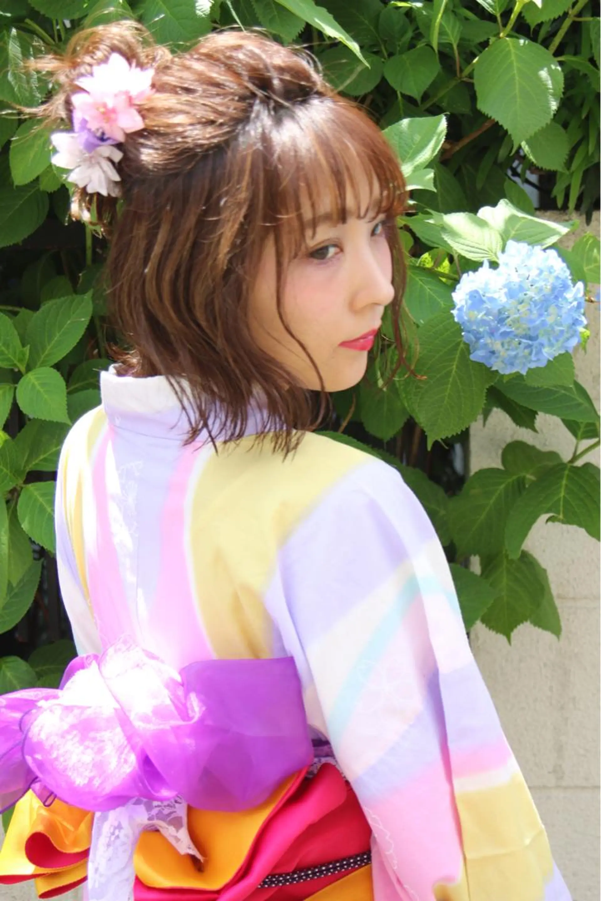 ミディアム ヘアアレンジ Neolive plus所属・前田 裕介のヘアスタイル