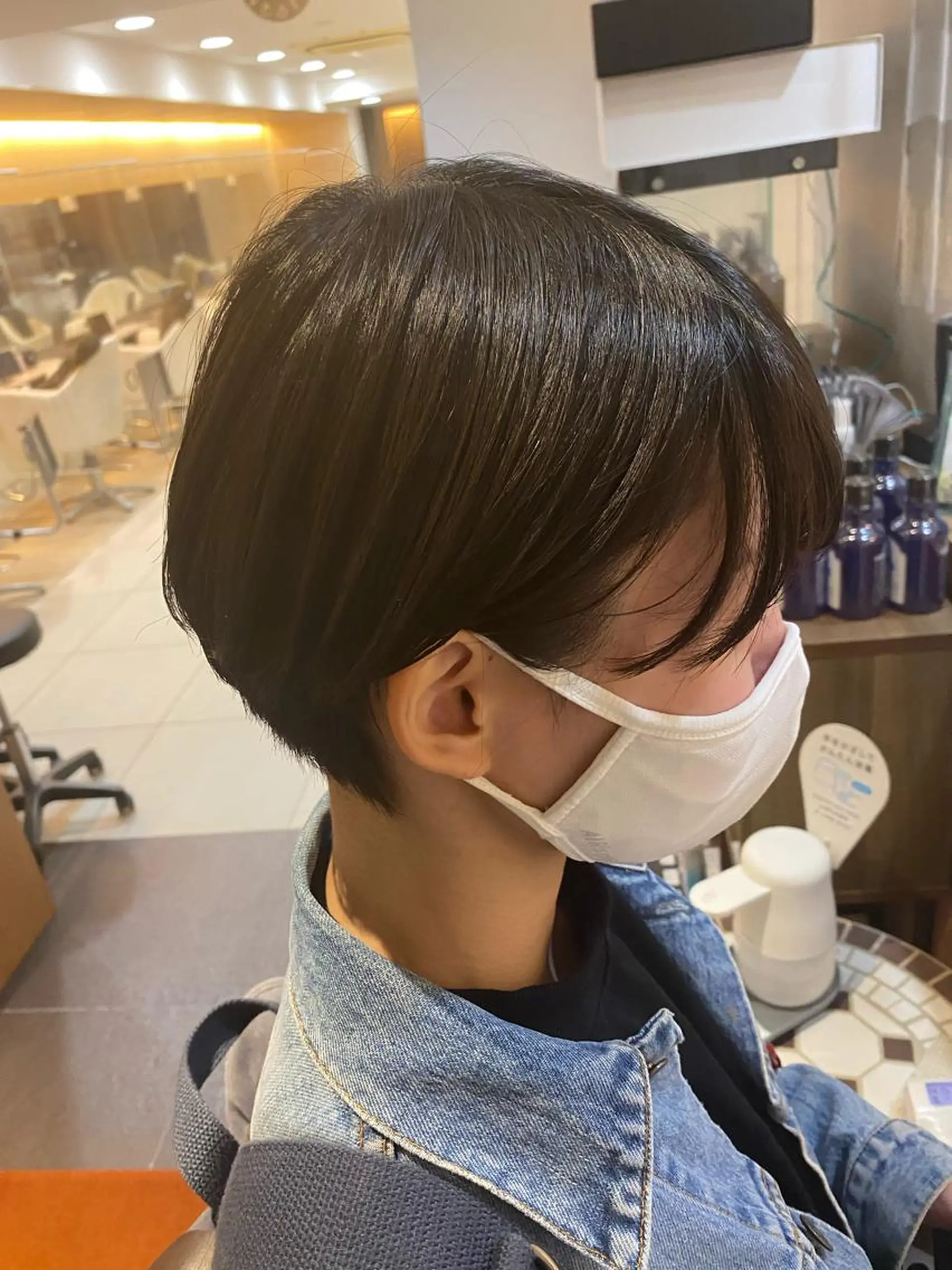 ショート ショートヘア カット 塩谷黎✨ブリーチ無W カラーメンズパーマ✨のヘアスタイル