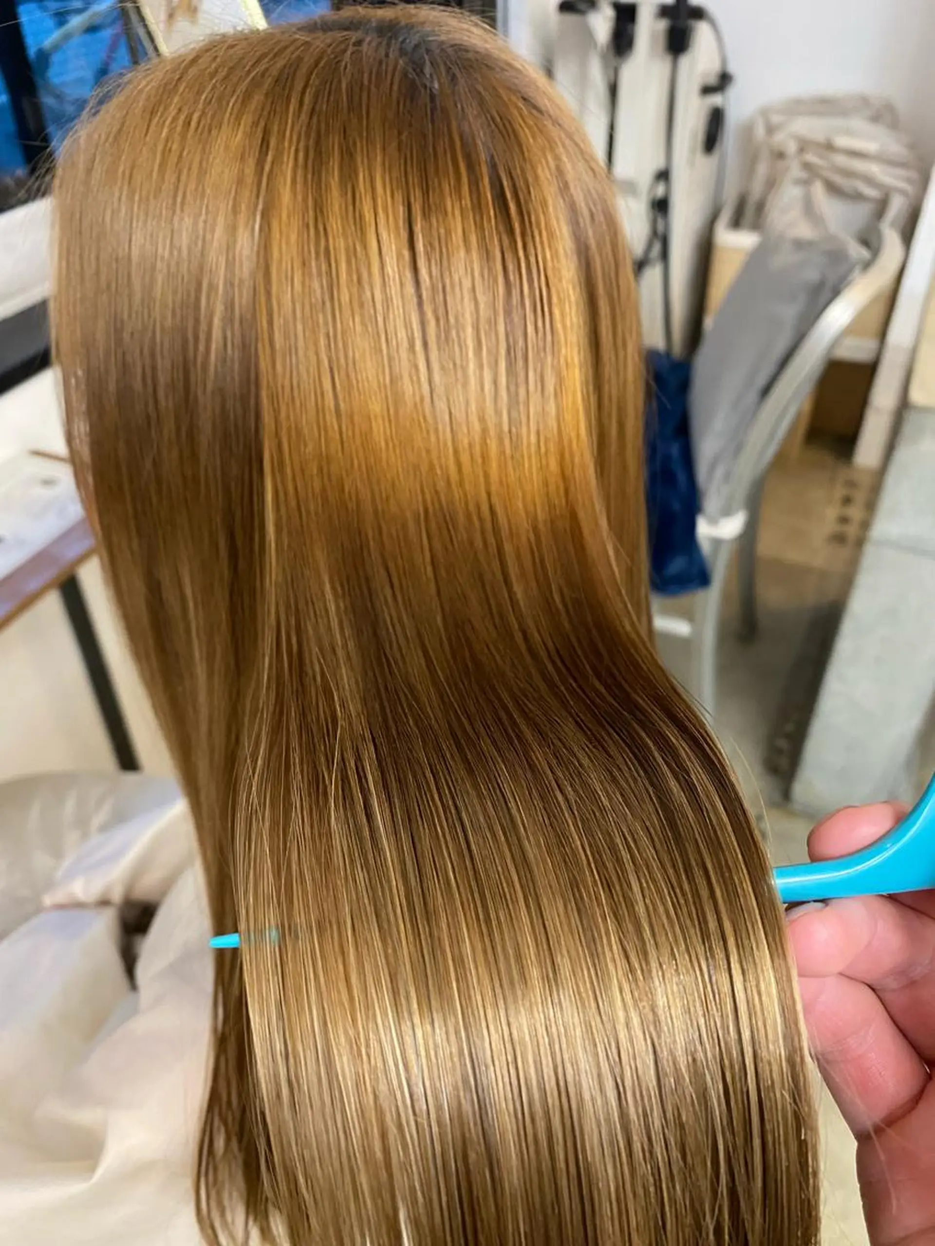 セミロング カラー IVORY.所属・🟩くすみブラウン/ ショートヘア/大司のヘアスタイル