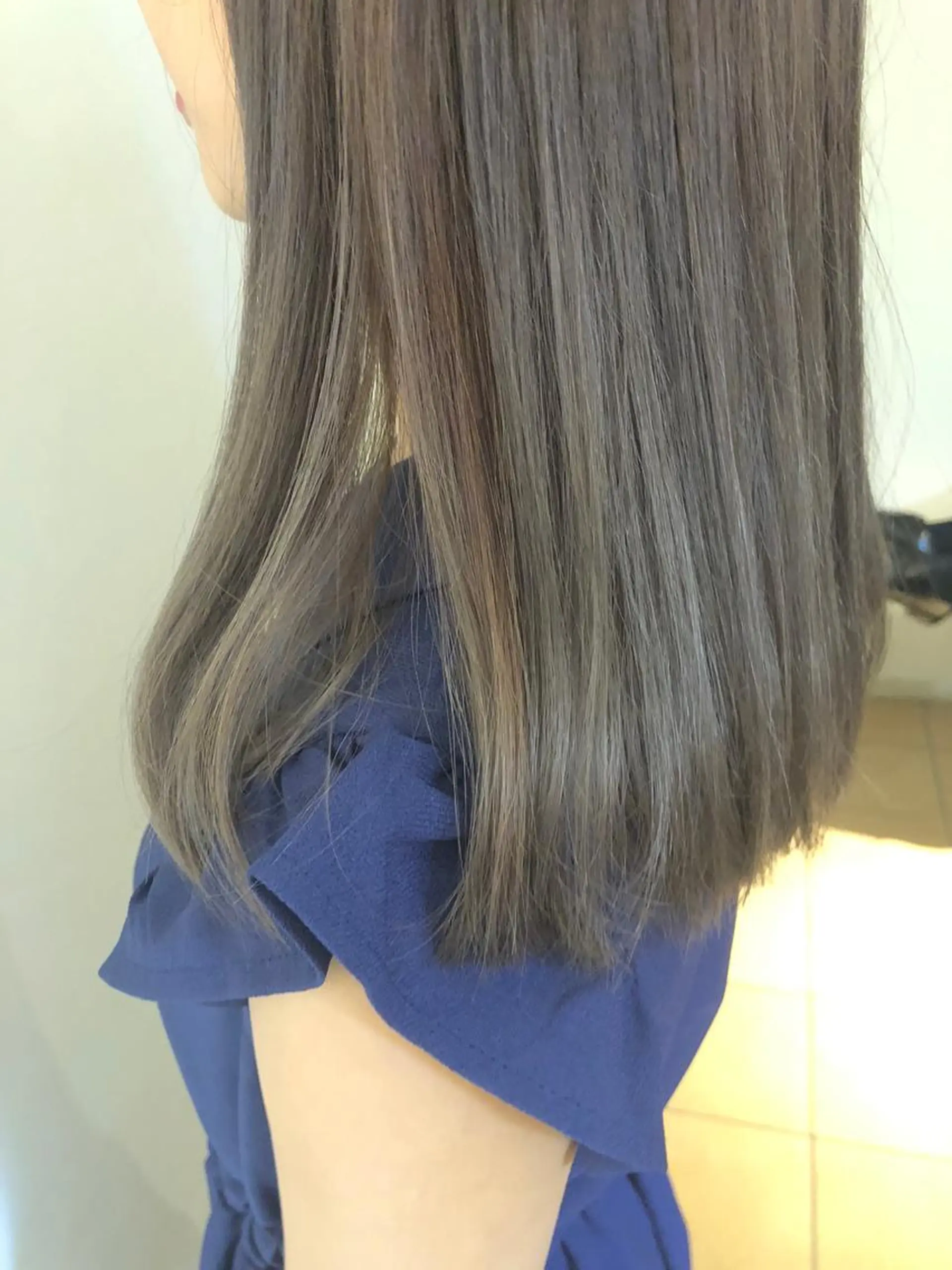 ミディアム カラー ブラウンカラー 透明感カラー ヘアカラー トリートメント 韓国hair ·͜· watanabeのヘアスタイル