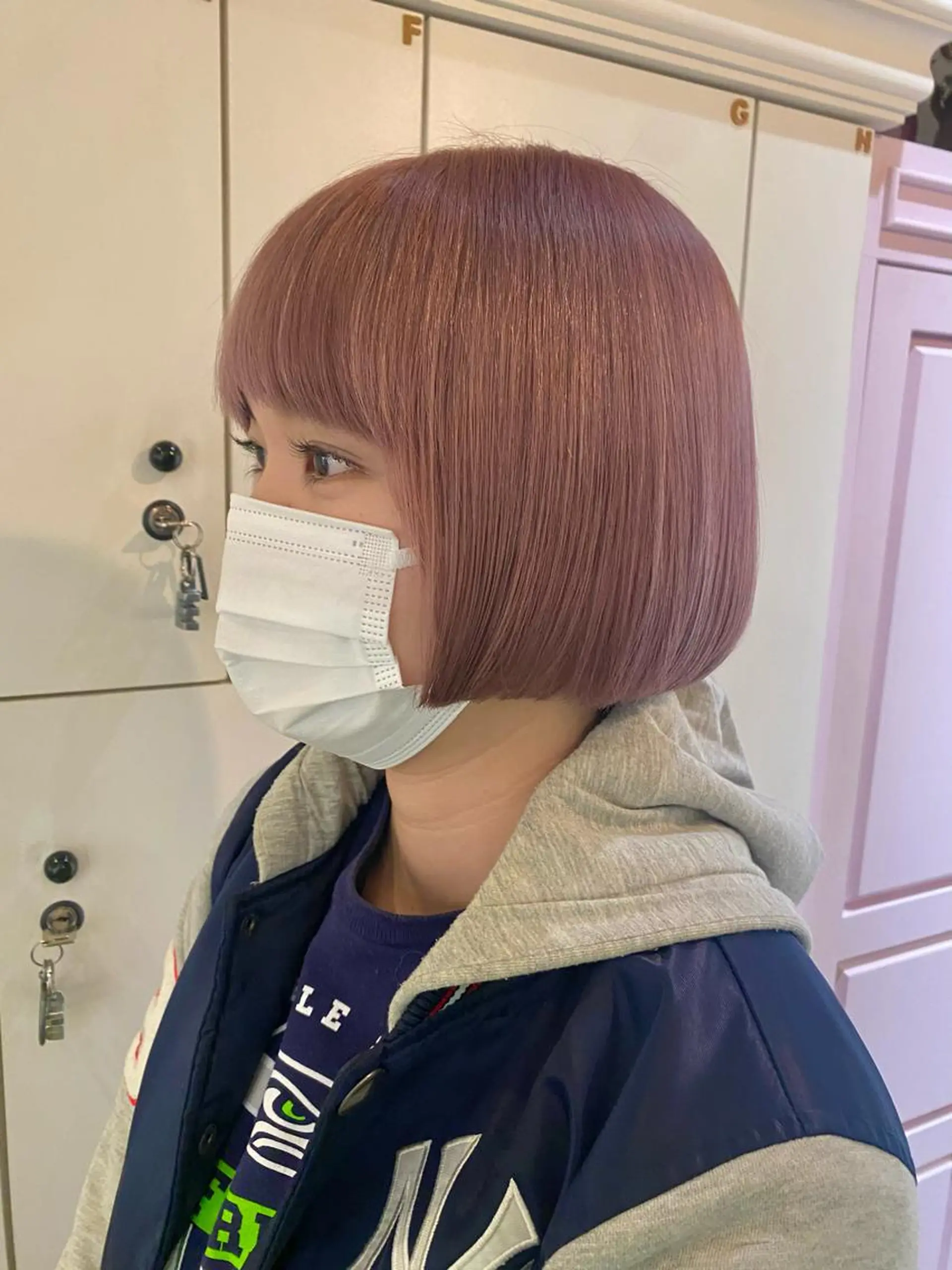 ショート カラー カット ヘアカラー 梅田ハイトーン チダ ヒナノのヘアスタイル