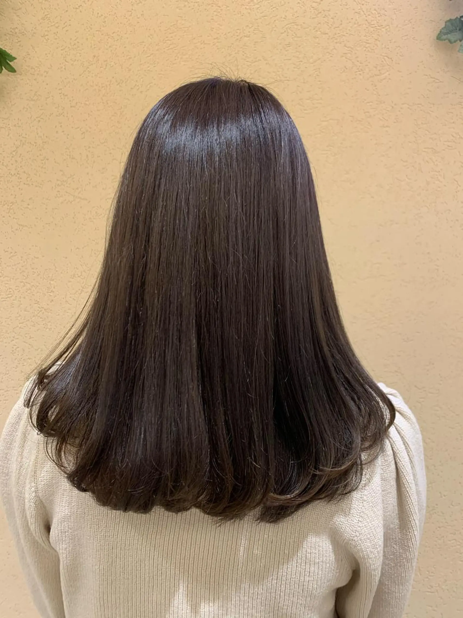 セミロング カラー シャドールーツ美容師 篠原康太のヘアスタイル