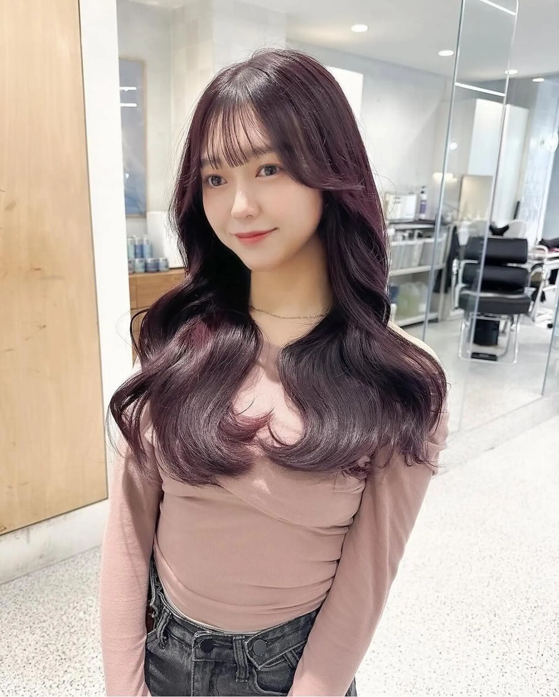 ロング 透明感カラー ‎🤍Harukaのヘアスタイル