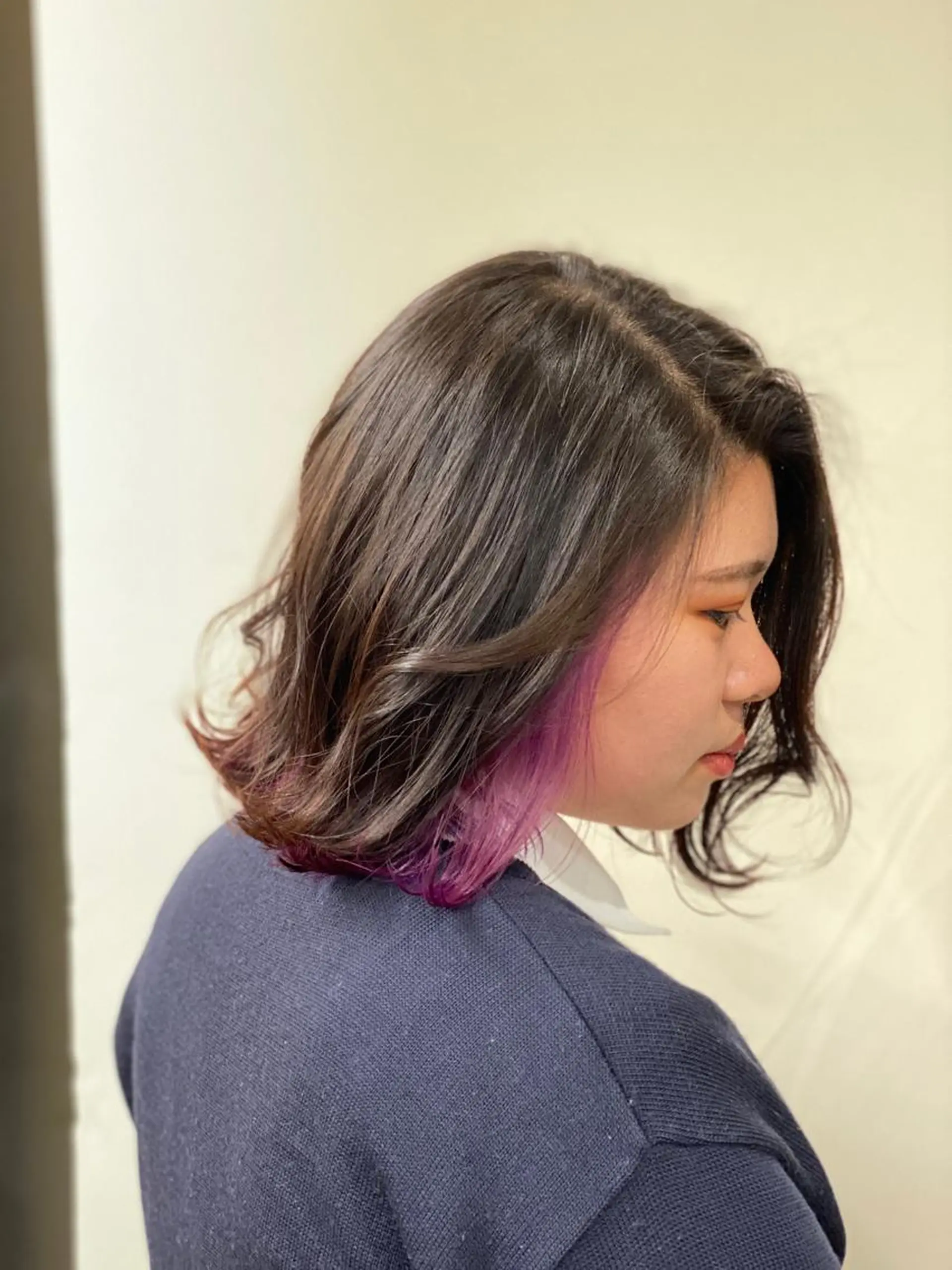 ミディアム カラー 髪質改善特化サロン ICONIQ天神店のヘアスタイル