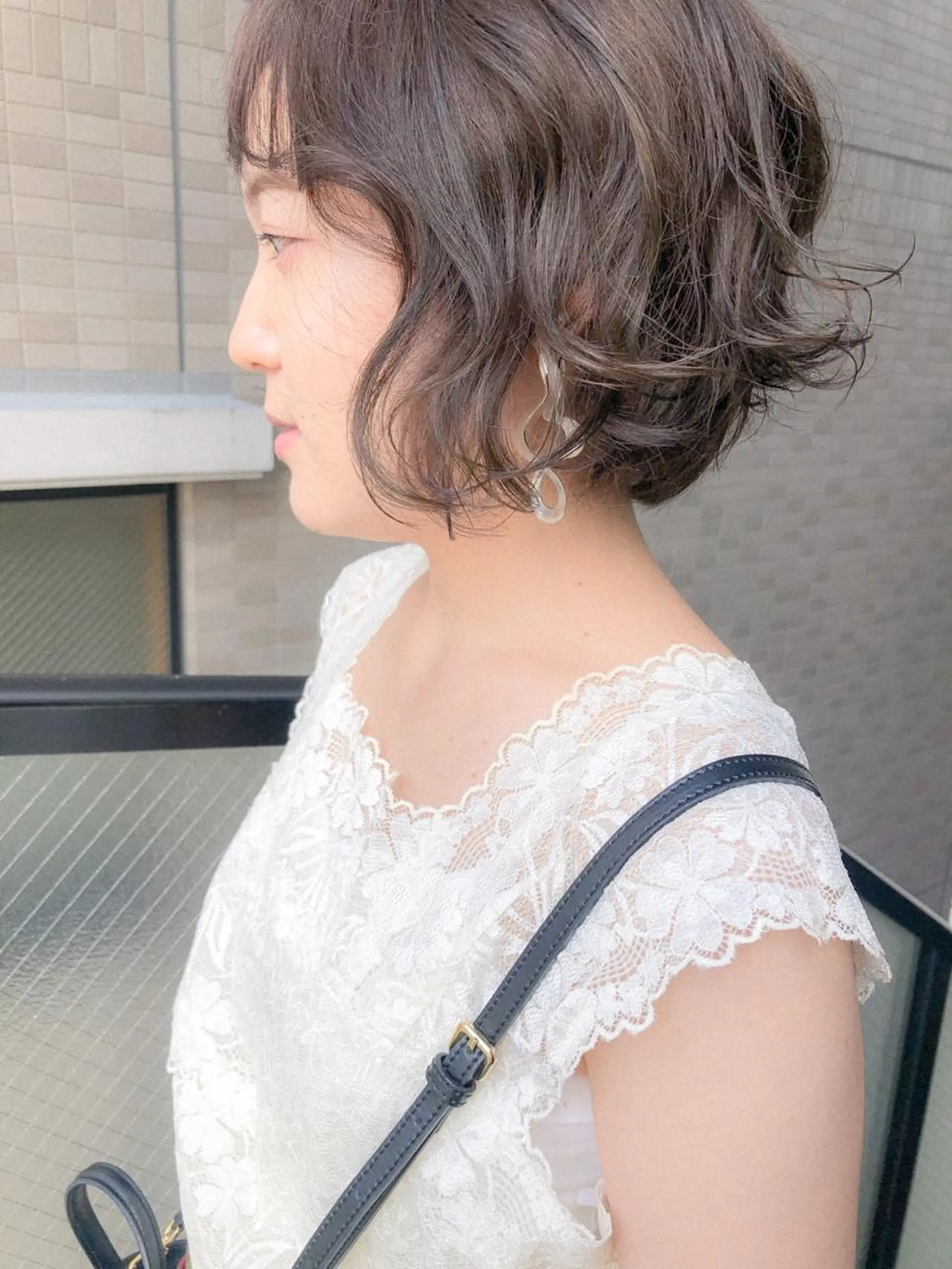 ミディアム カラー ブリーチ 透明感カラー ブリーチなしカラー カラーパティシエ facce🌼ikoのヘアスタイル