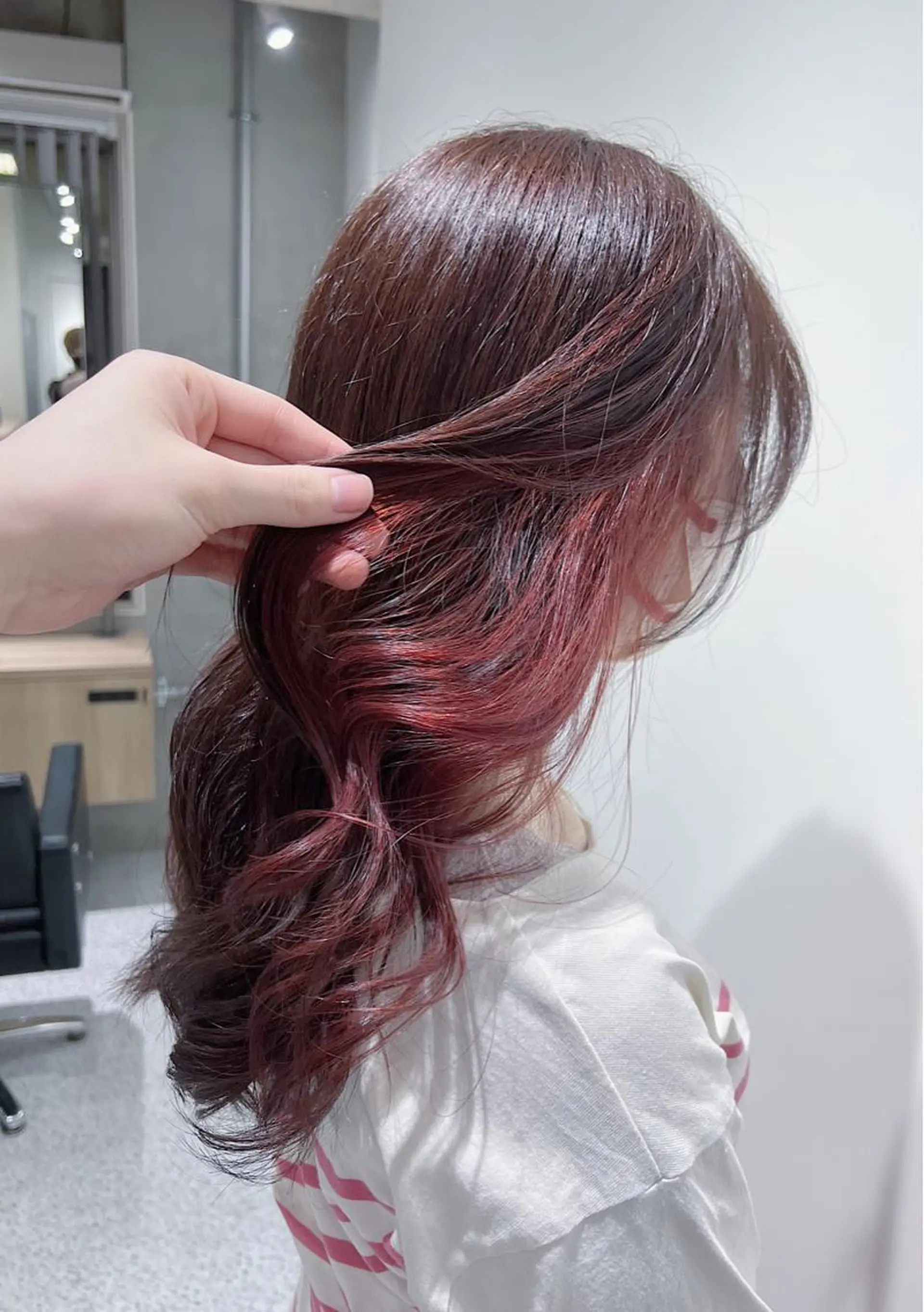 ロング 🐺立川のウルフ屋 さん🐺おかみ🐺のヘアスタイル