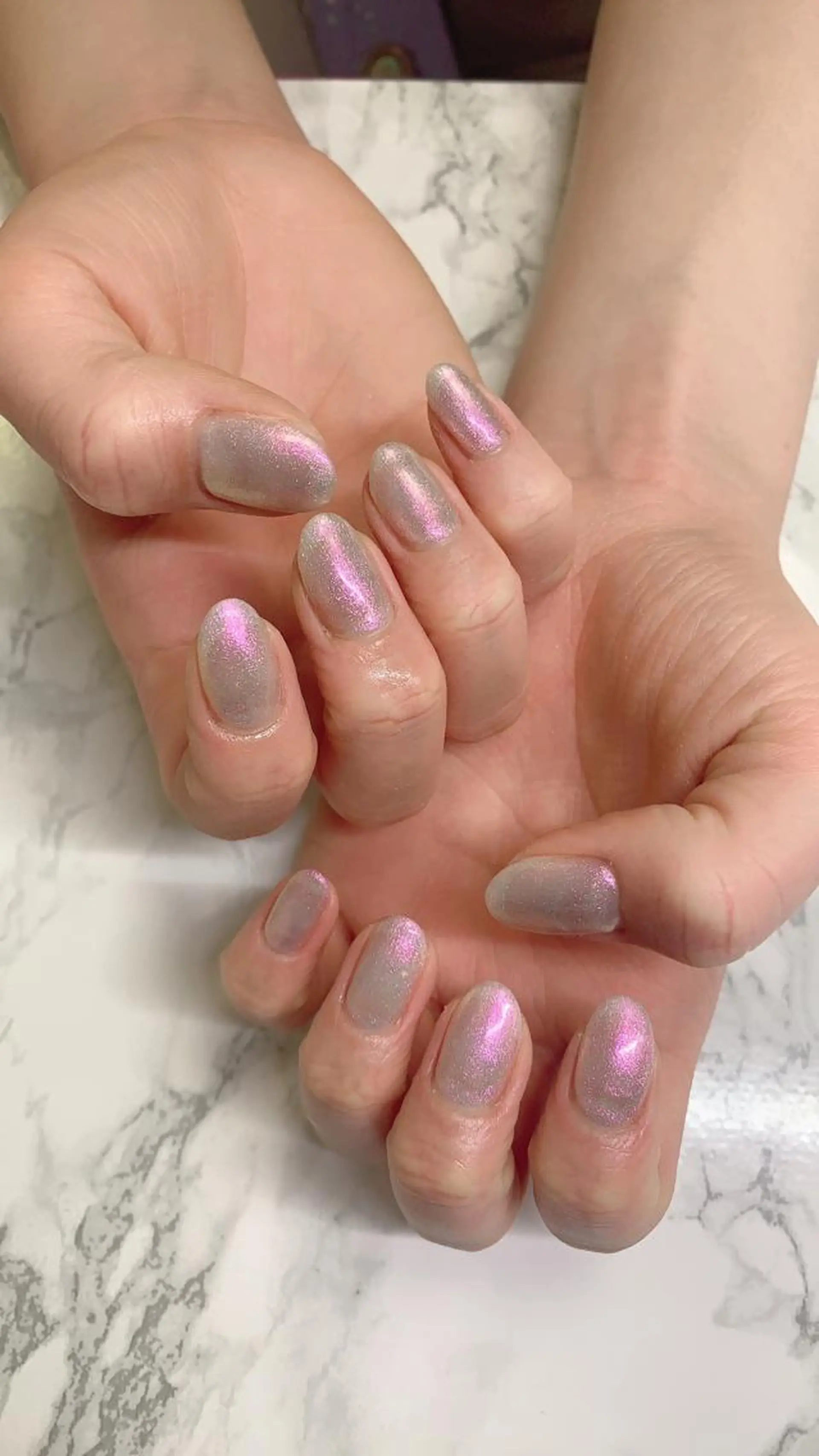 ネイル はな💎ネイル ワンホン、長さ出しのネイルデザイン