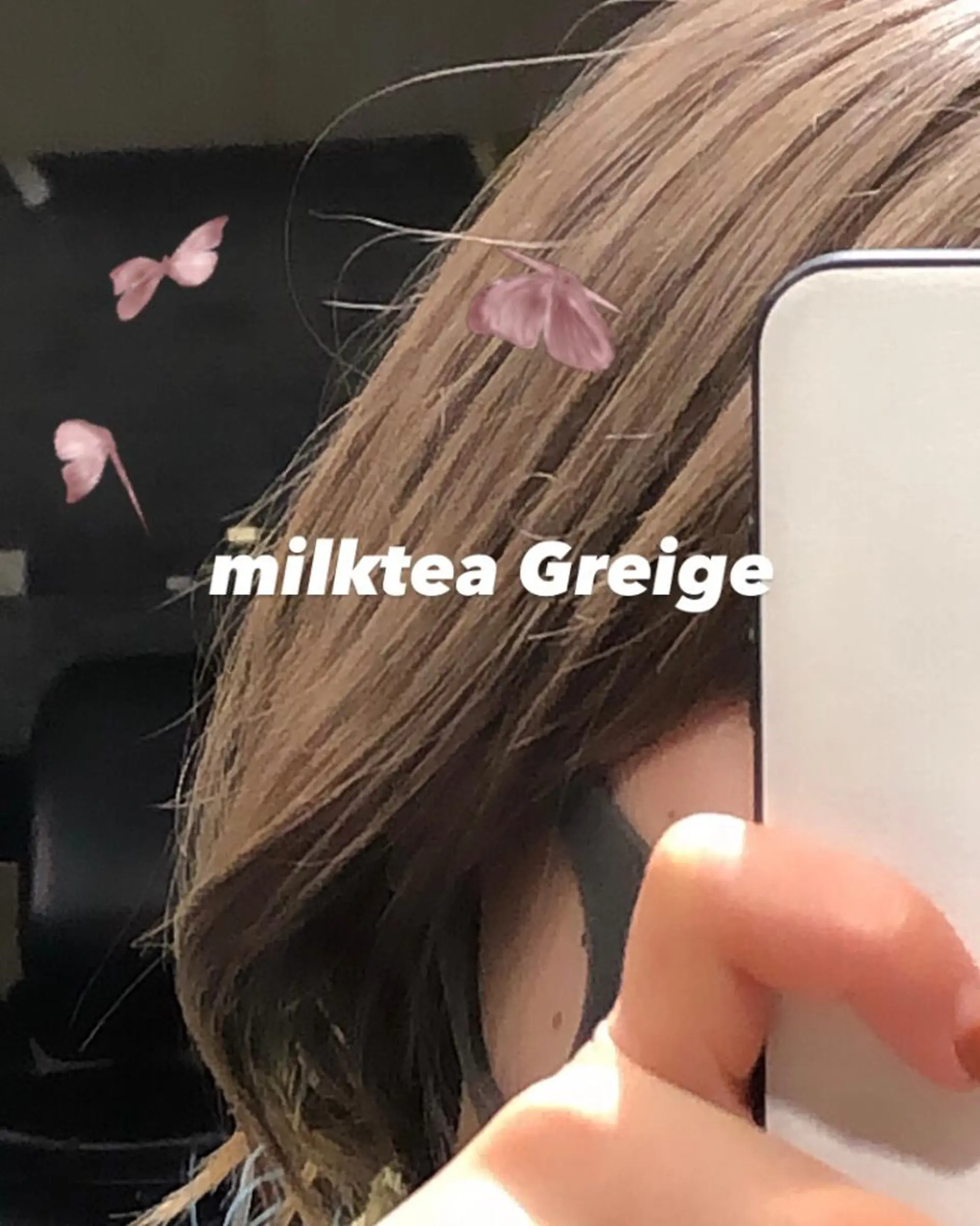 ミディアム カラー ヘアアレンジ 【柔らか透明感✨/ 似合せ前髪】大石葉月のヘアスタイル