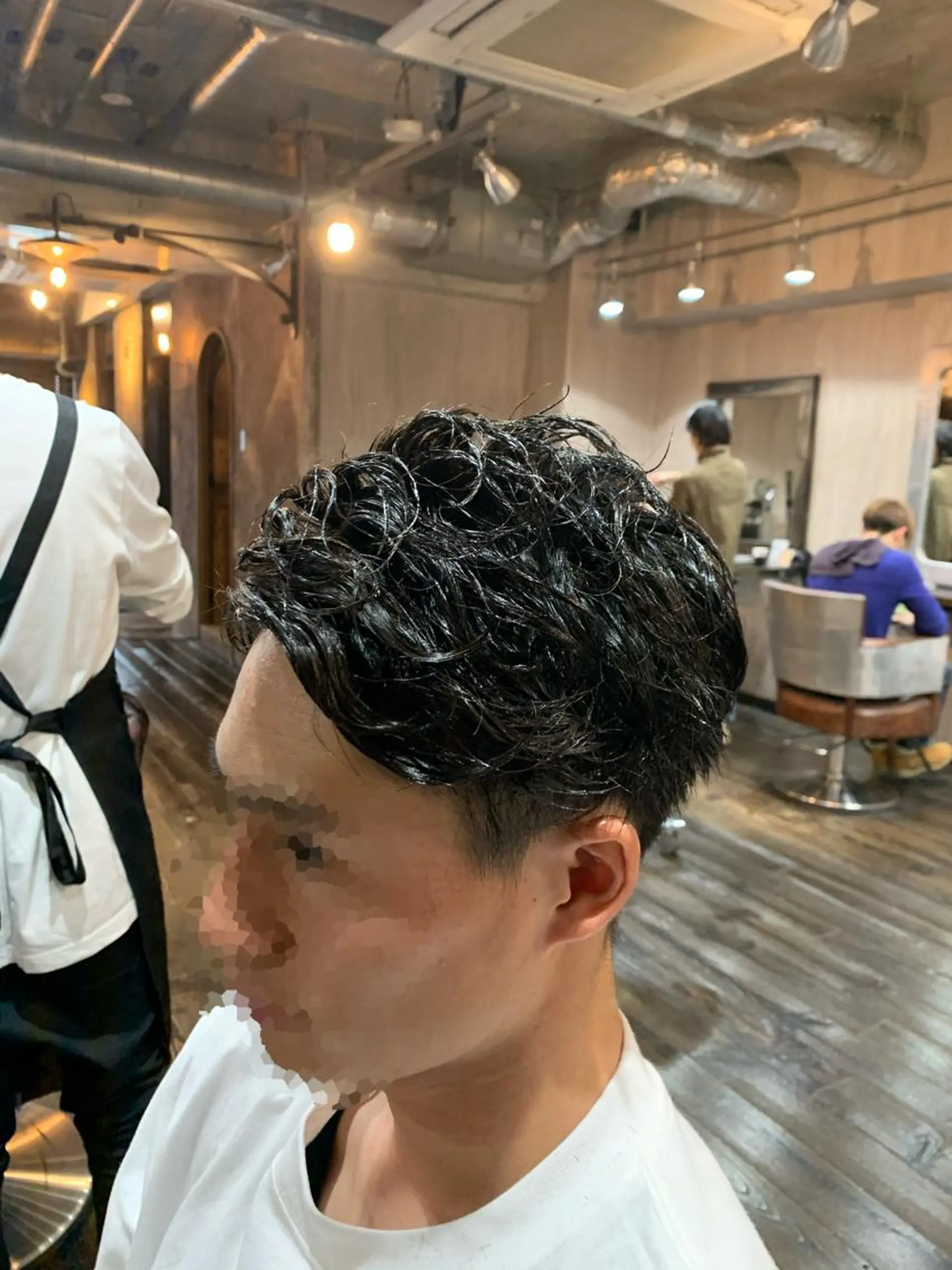 ショート パーマ メンズ メンズパーマ BARON Beauty 池袋 個室美容室所属・✄KOSUGE KYOUSUKE✄のヘアスタイル