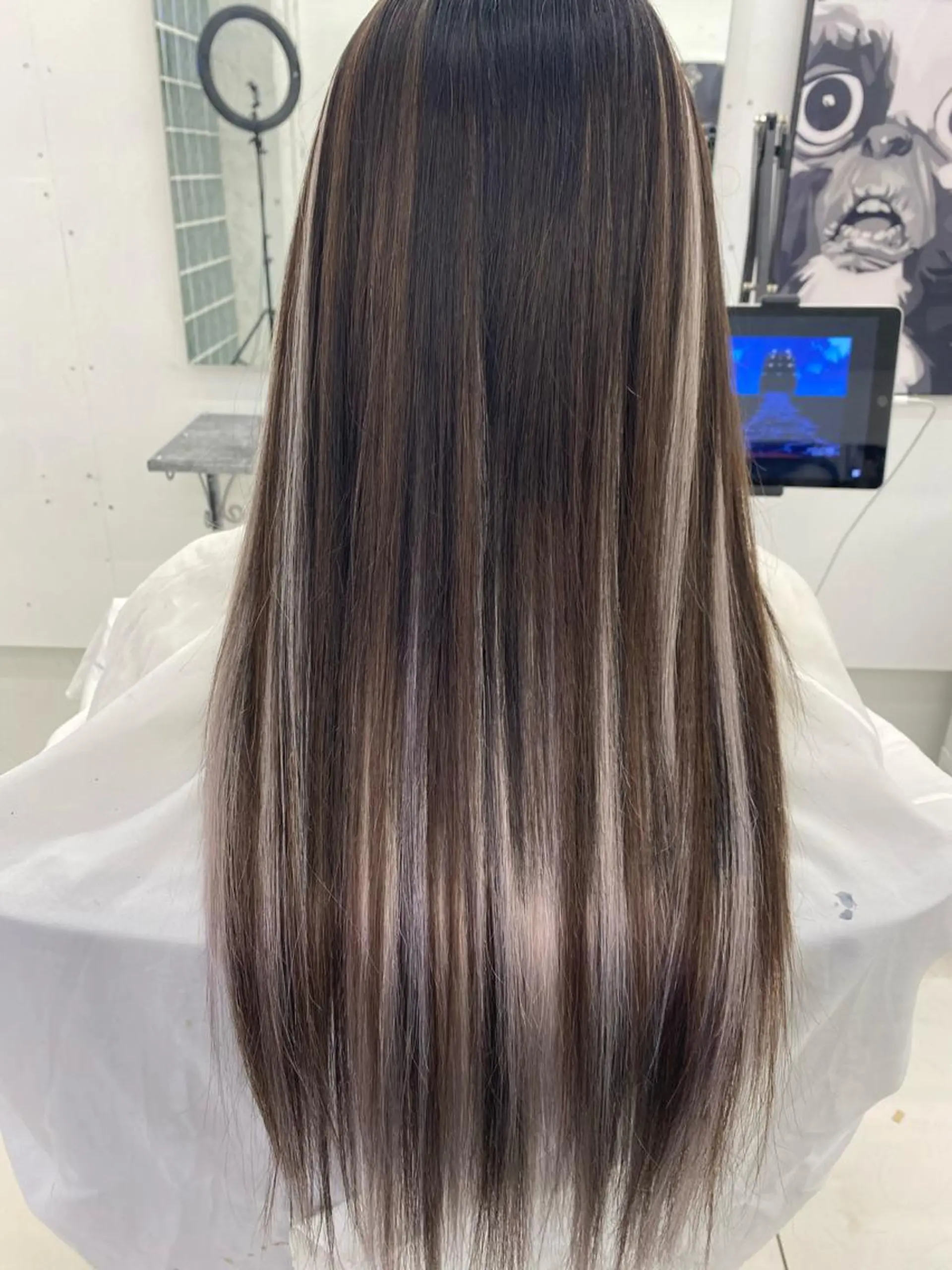 ロング エクステ 中村 海星のヘアスタイル