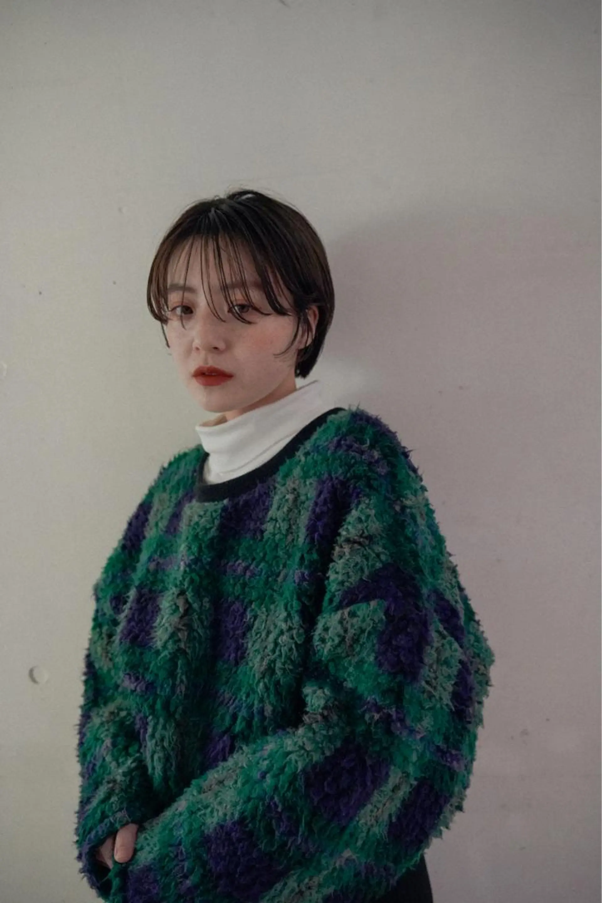 ショート タンバルモリパーマ 礒井メンキのヘアスタイル