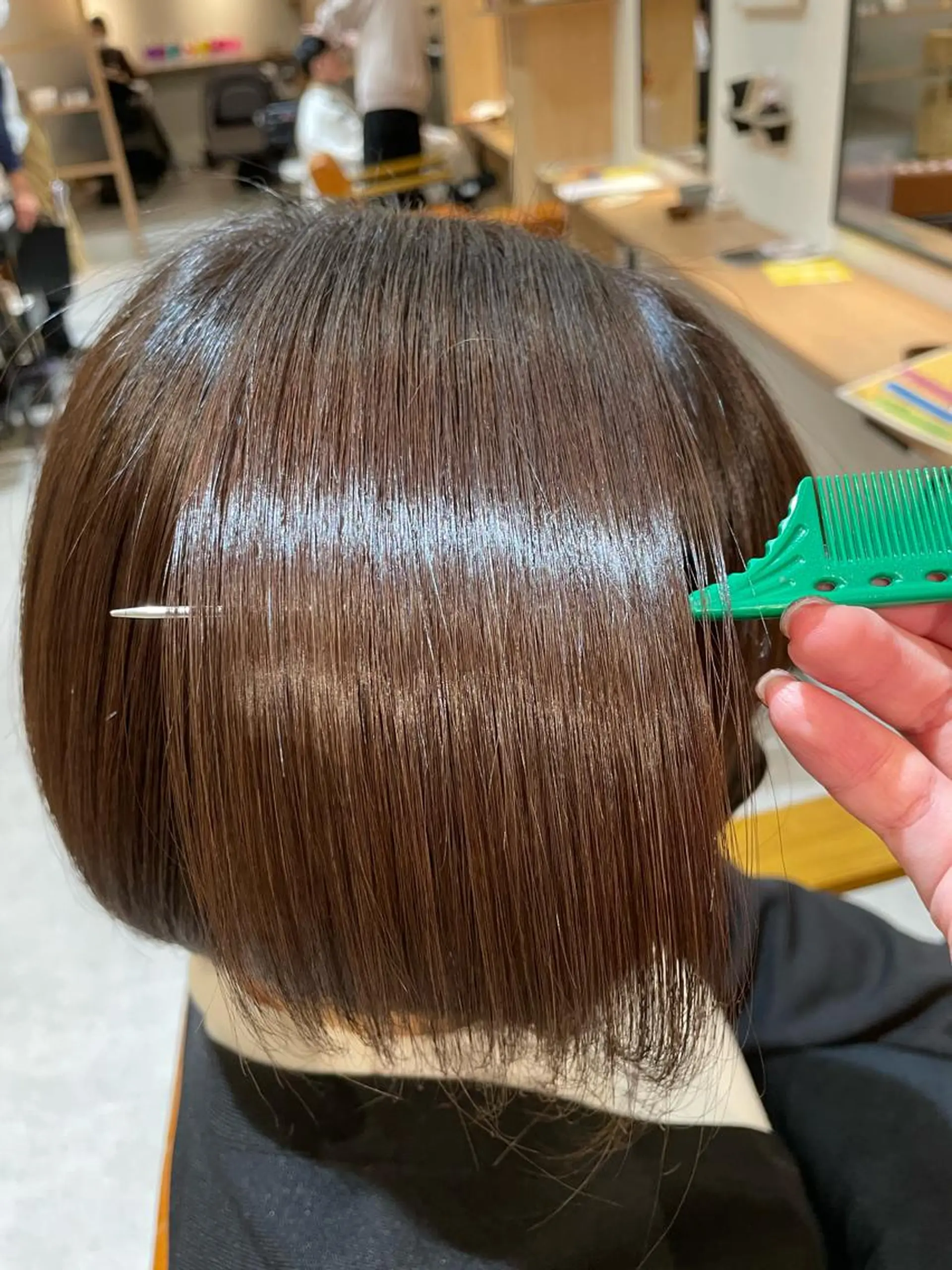 ミディアム ヘアカラー 中田 サヤカのヘアスタイル