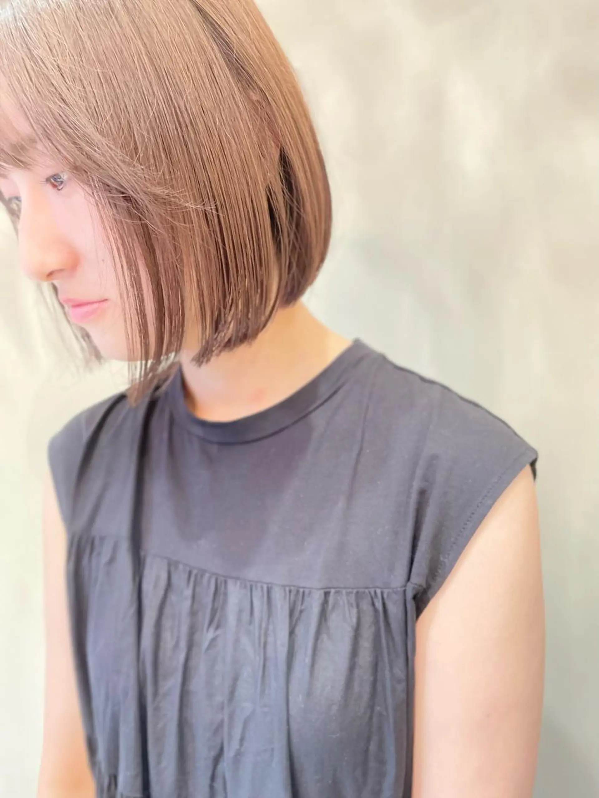 ミディアム 安藤 明日翔のヘアスタイル