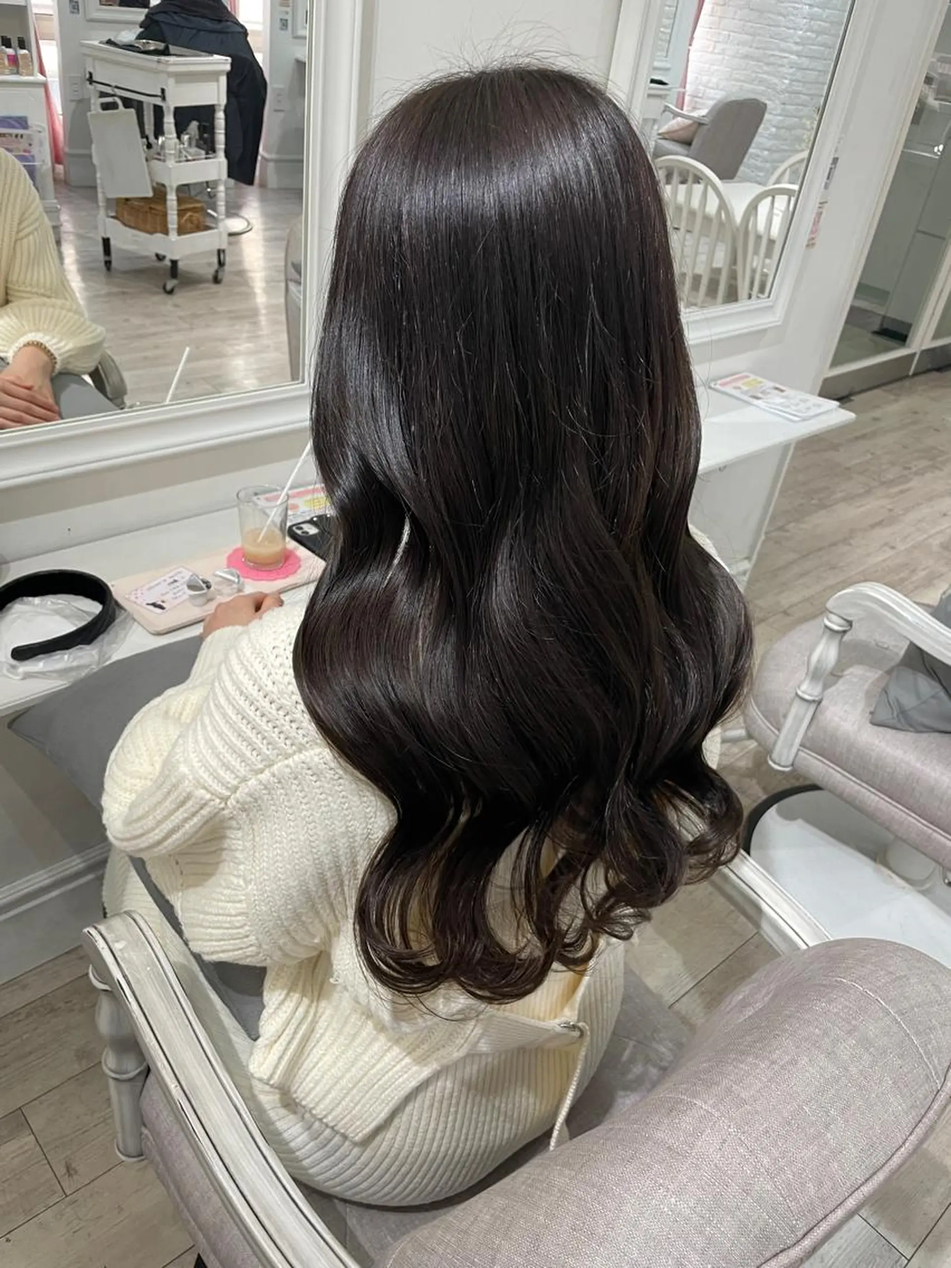 ロング カラー カット ヘアカラー HARUKA韓国ヘア /Luana梅田のヘアスタイル