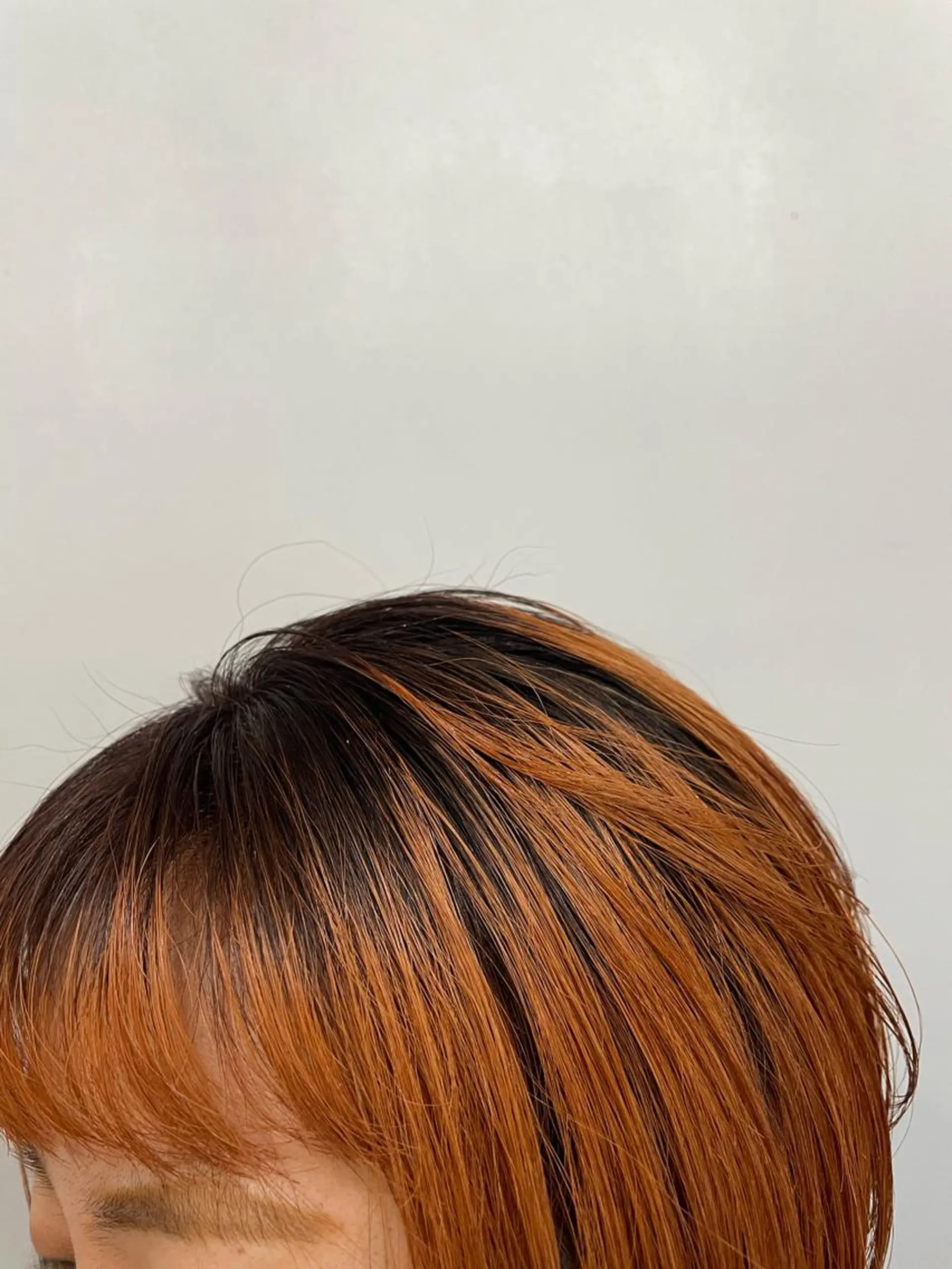 ショート カラー ヘアアレンジ ブラウンカラー オレンジ オレンジブラウン ヘアカラー トリートメント ヘアセット 💐ナチュラルヘア Kroda💐のヘアスタイル