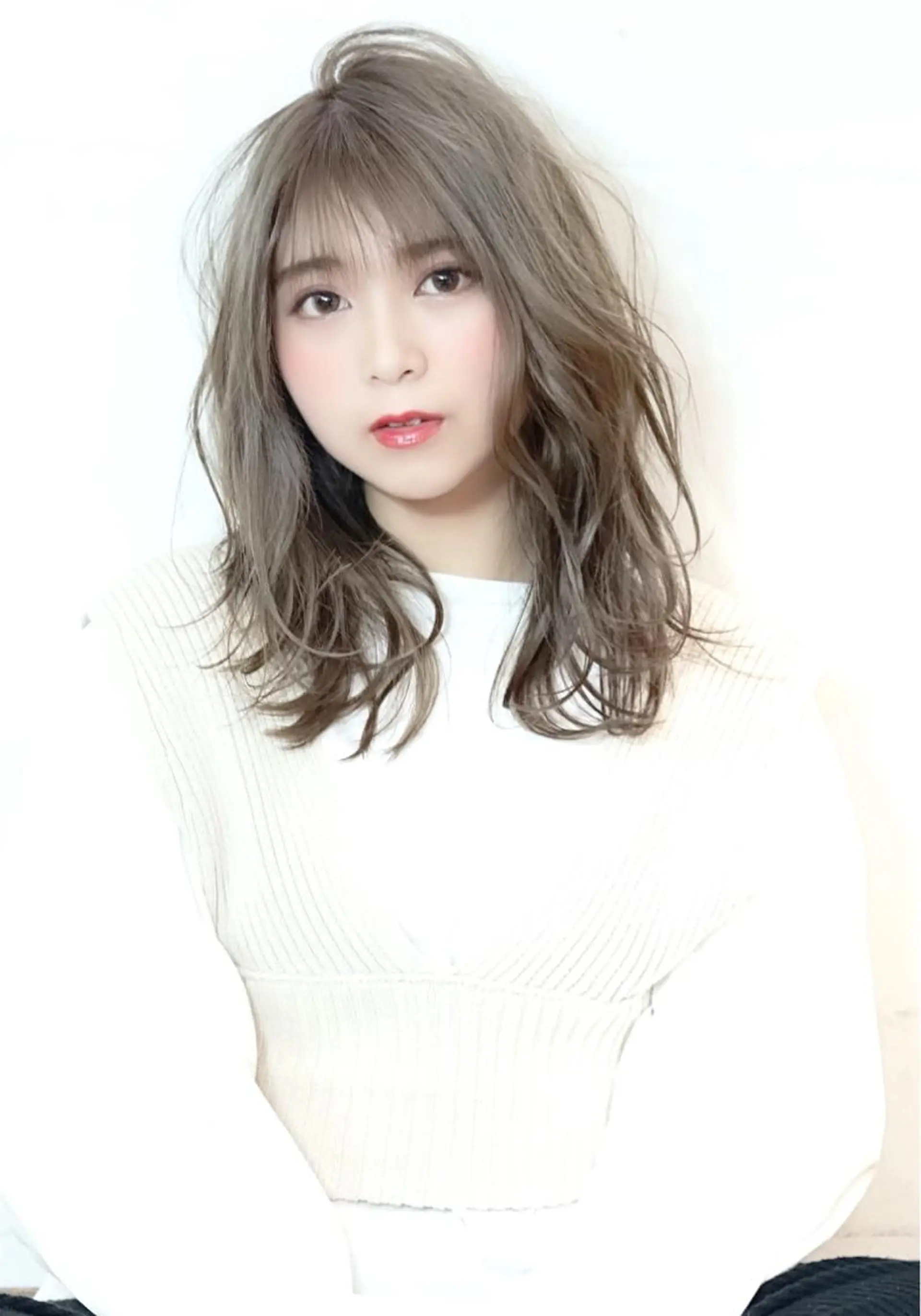 セミロング カラー パーマ 🤲ヘッドスパ🤲 たにぐちあつし🤲のヘアスタイル