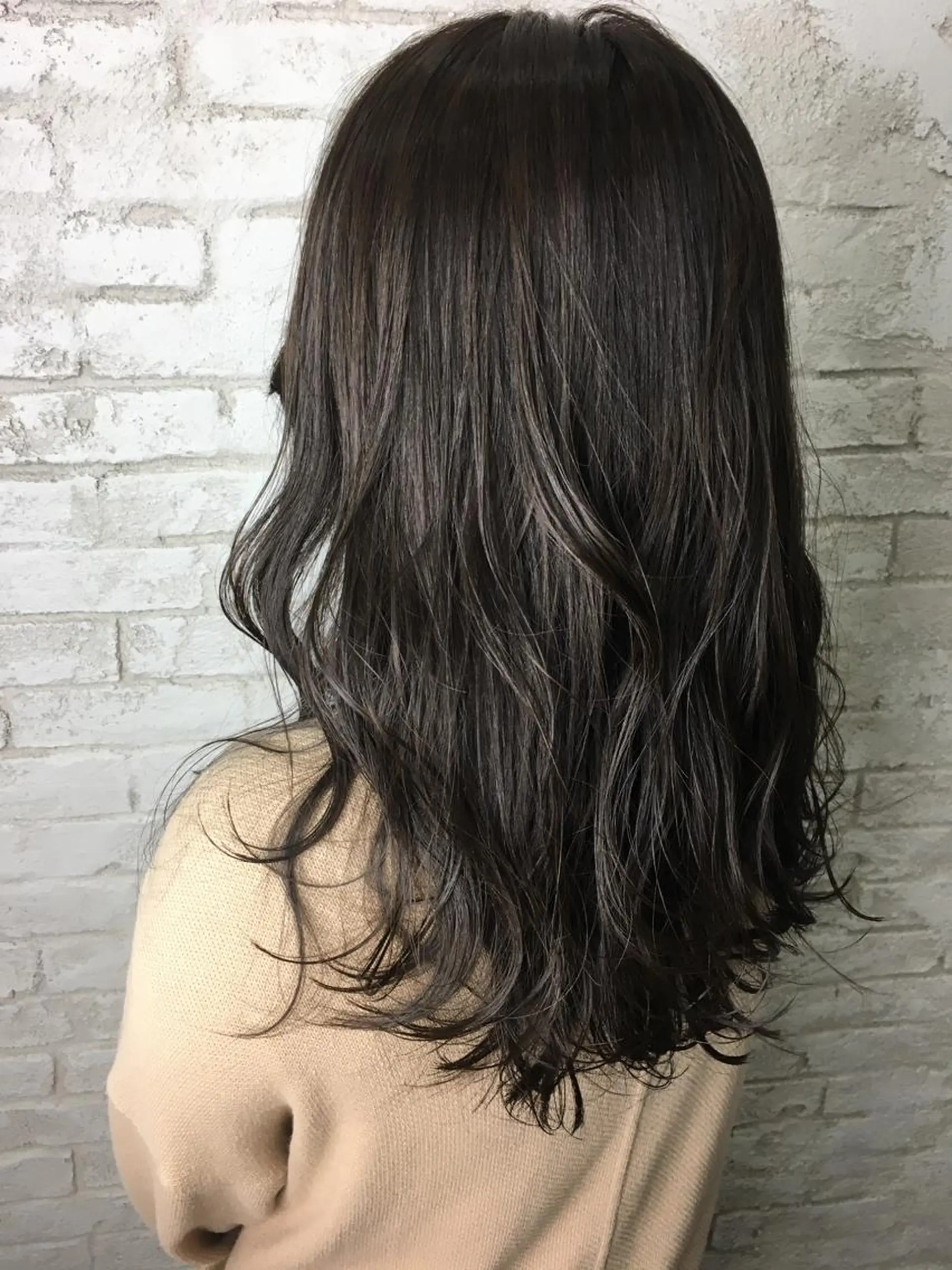 セミロング カラー イルミナカラー boutique misakiのヘアスタイル