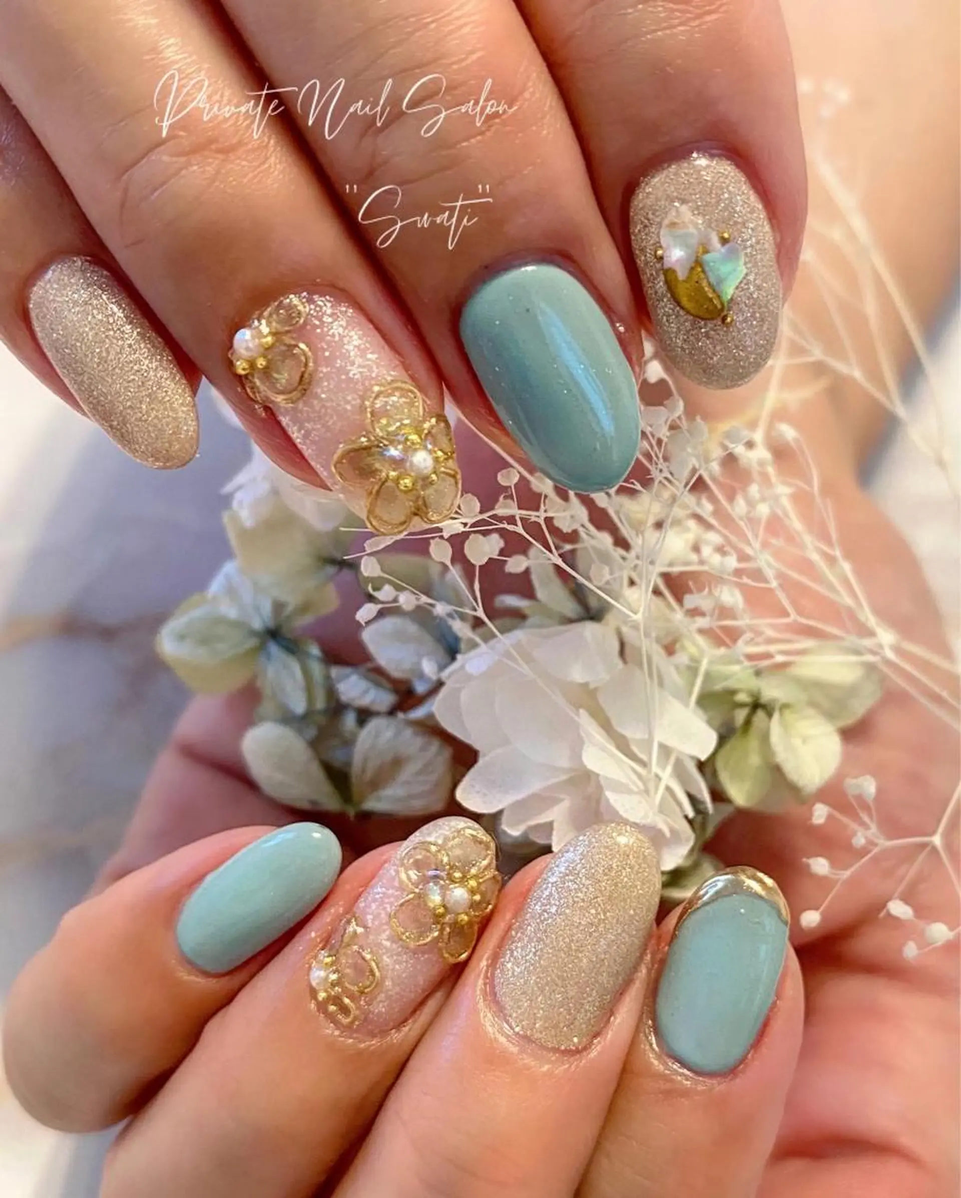 ネイル アートネイル オフィスネイル 冬ネイル yuko （ネイリスト）のネイルデザイン