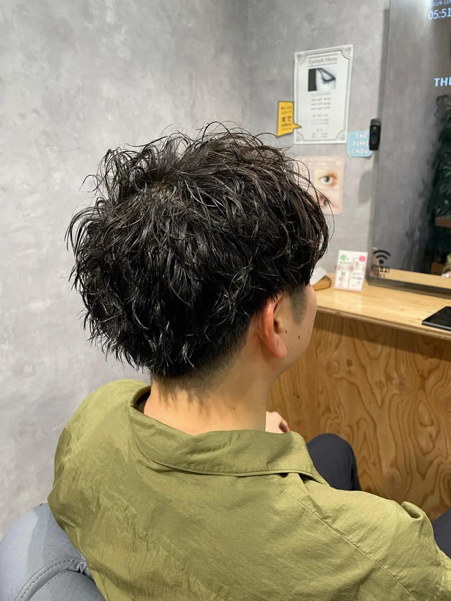 ショート パーマ メンズ 黒岩 梨沙のヘアスタイル