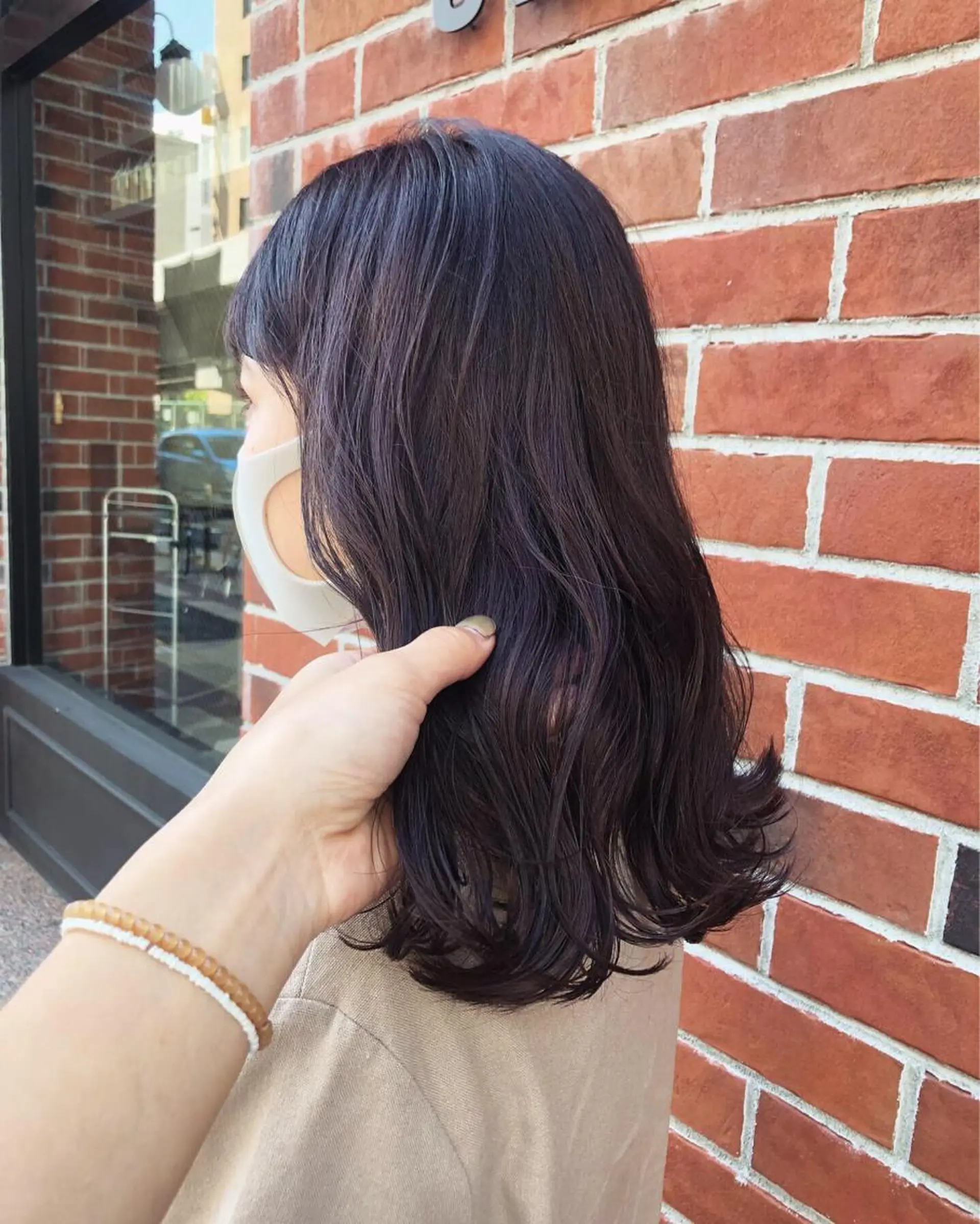 ロング カラー ヘアアレンジ ラベンダーカラー ヘアカラー トリートメント 酸性縮毛矯正🧴韓国 レイヤー/髪質改善のヘアスタイル