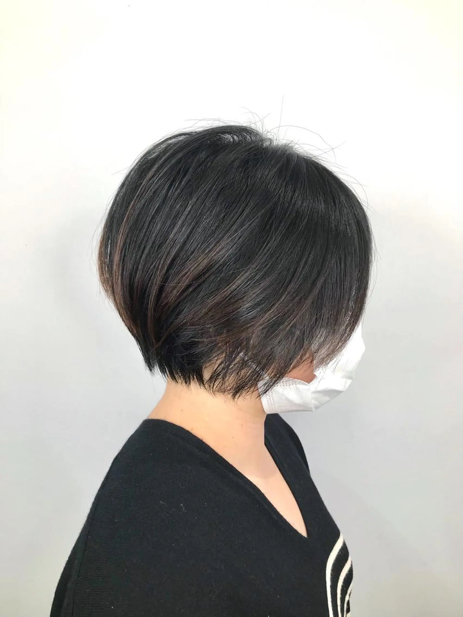 ショート 丸みショート ショートヘア カット トリートメント インナーカラー/ ストレート/奥野洸也のヘアスタイル