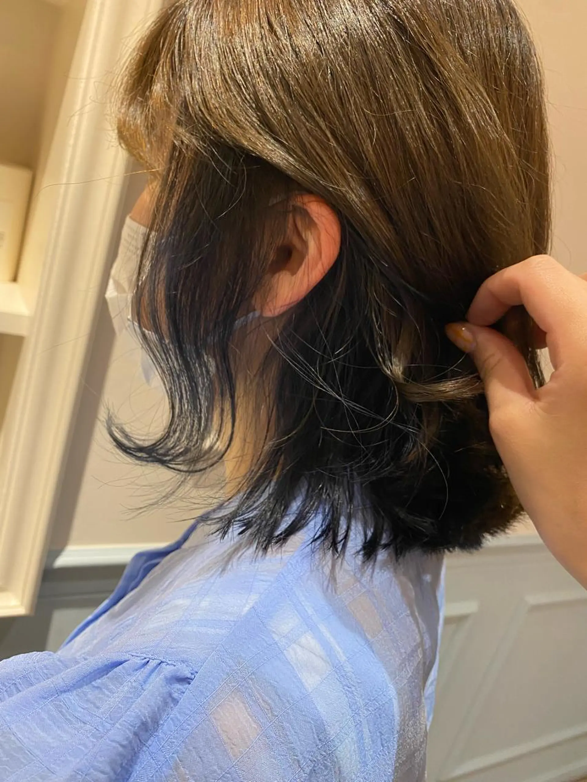 ミディアム カット ヘアカラー 髪質改善✨ miyuuのヘアスタイル