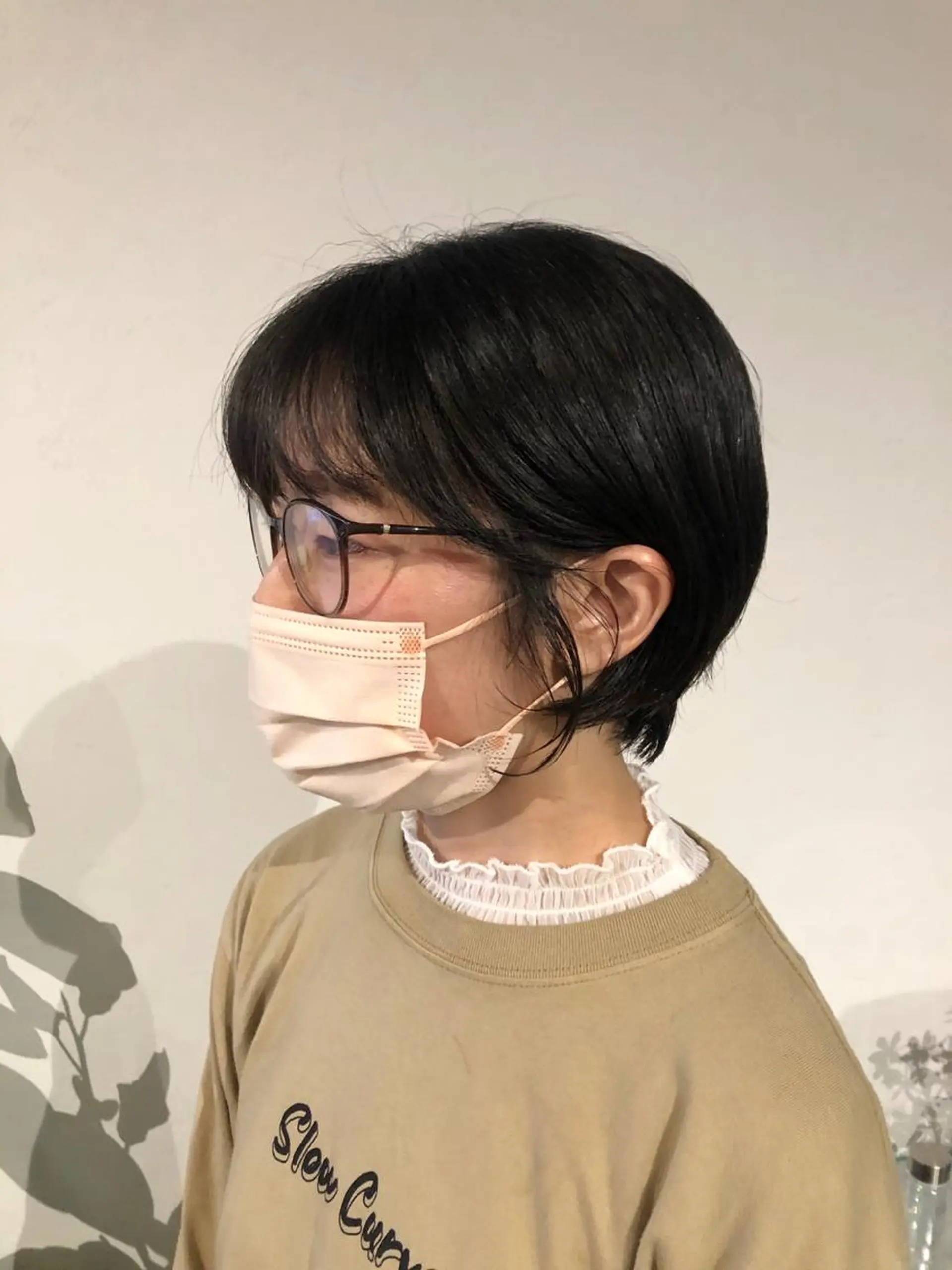 ショート ショートボブ ハンサムショート ボブ くせ毛 顔周りカット ショート/パーマ/ カラー/FUKOのヘアスタイル