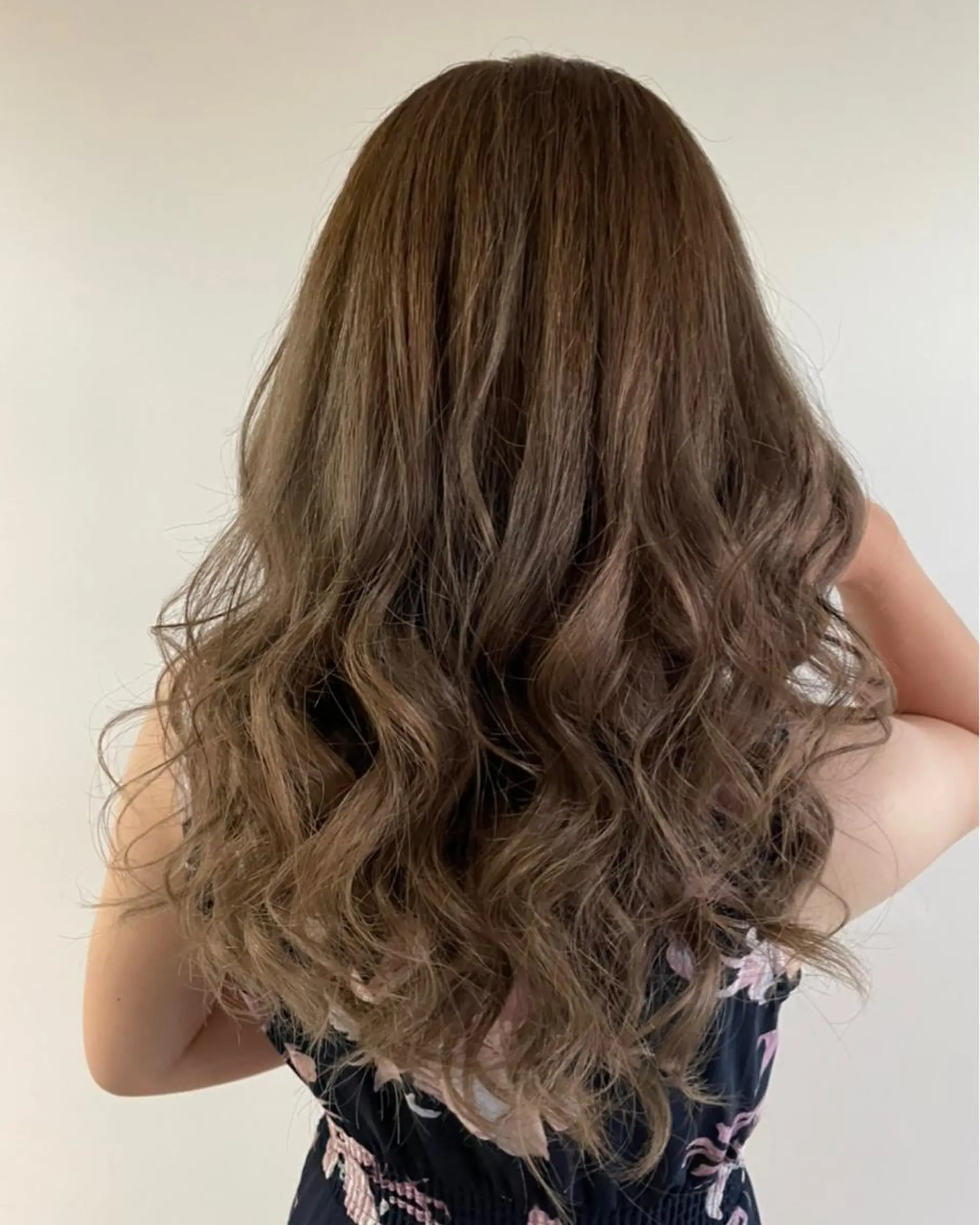 ロング カラー 🍑🧋ハイトーン 暖色カラーlucaのヘアスタイル