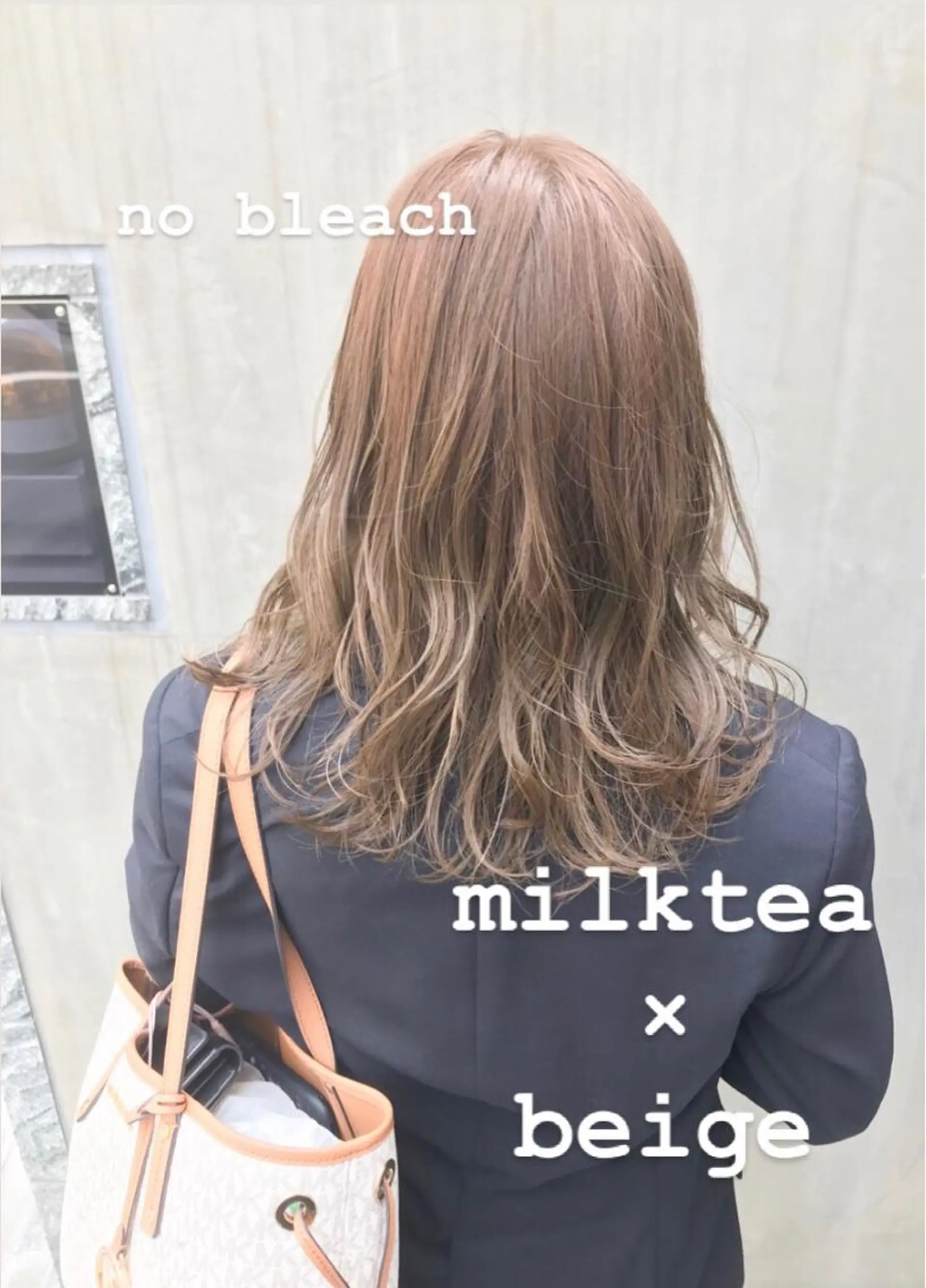 ミディアム カラー ブリーチ ブリーチなしカラー 赤み消し韓国ヘア レイヤー縮毛🤍渡邉のヘアスタイル