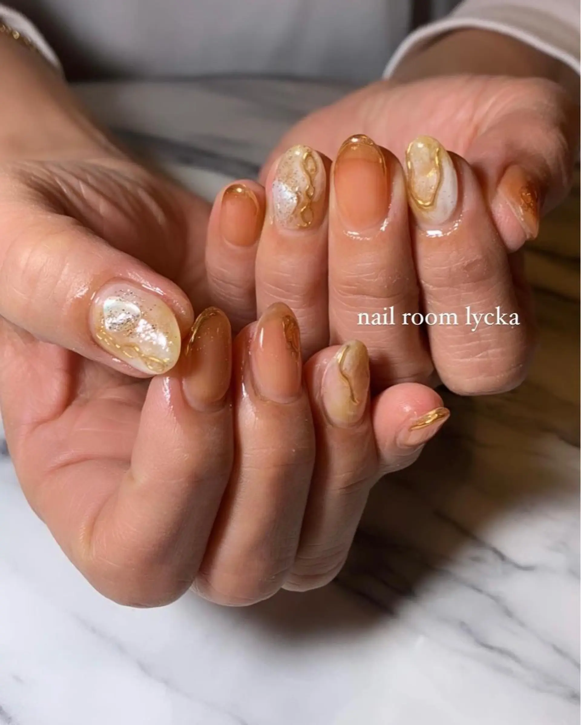 ネイル ﾈｲﾙﾙｰﾑﾘｯｶ 𝐦𝐚𝐲𝐮のネイルデザイン