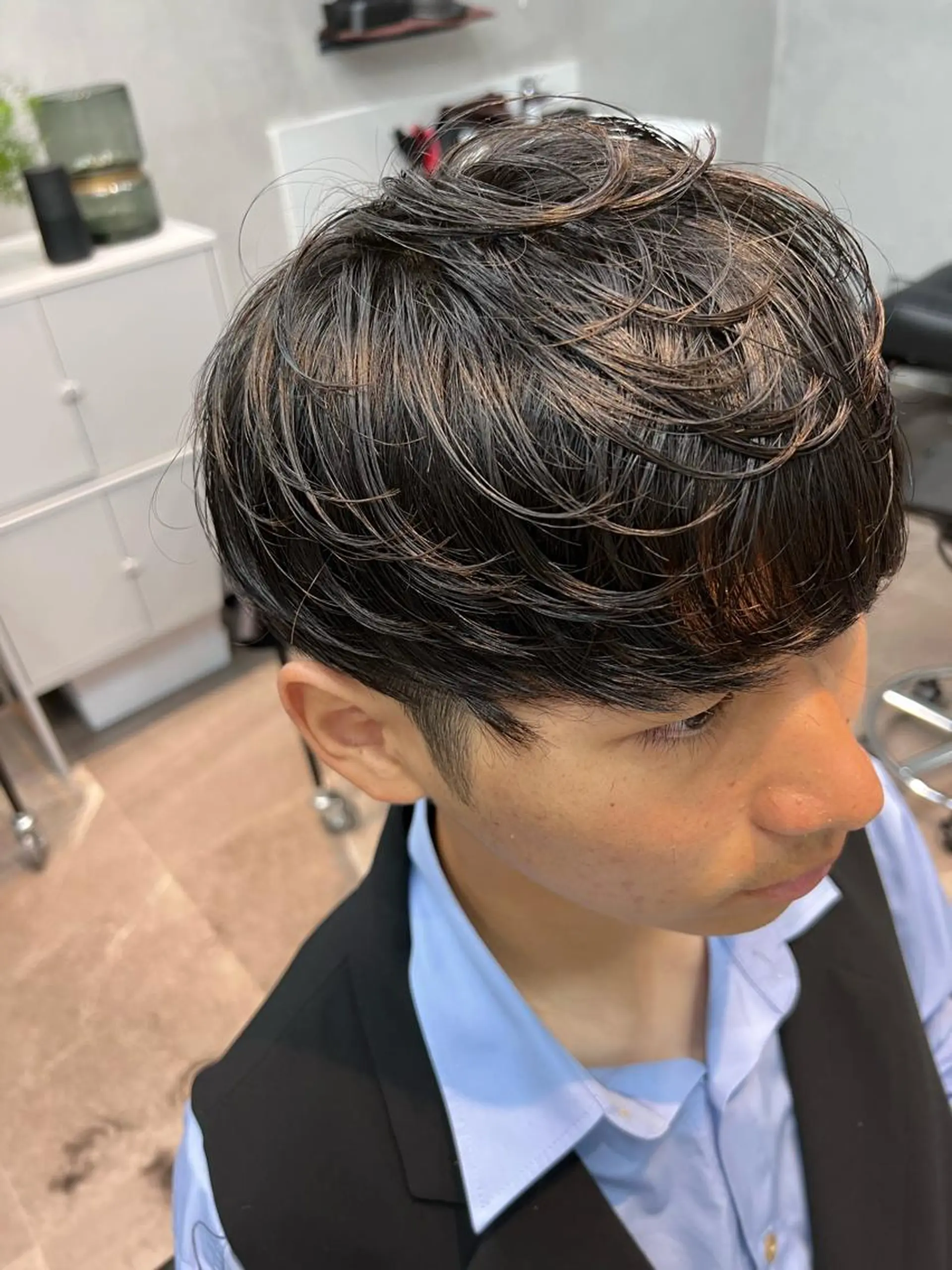 ショート パーマ メンズ 3月〜お店変わります 詳しくはインスタまでのヘアスタイル