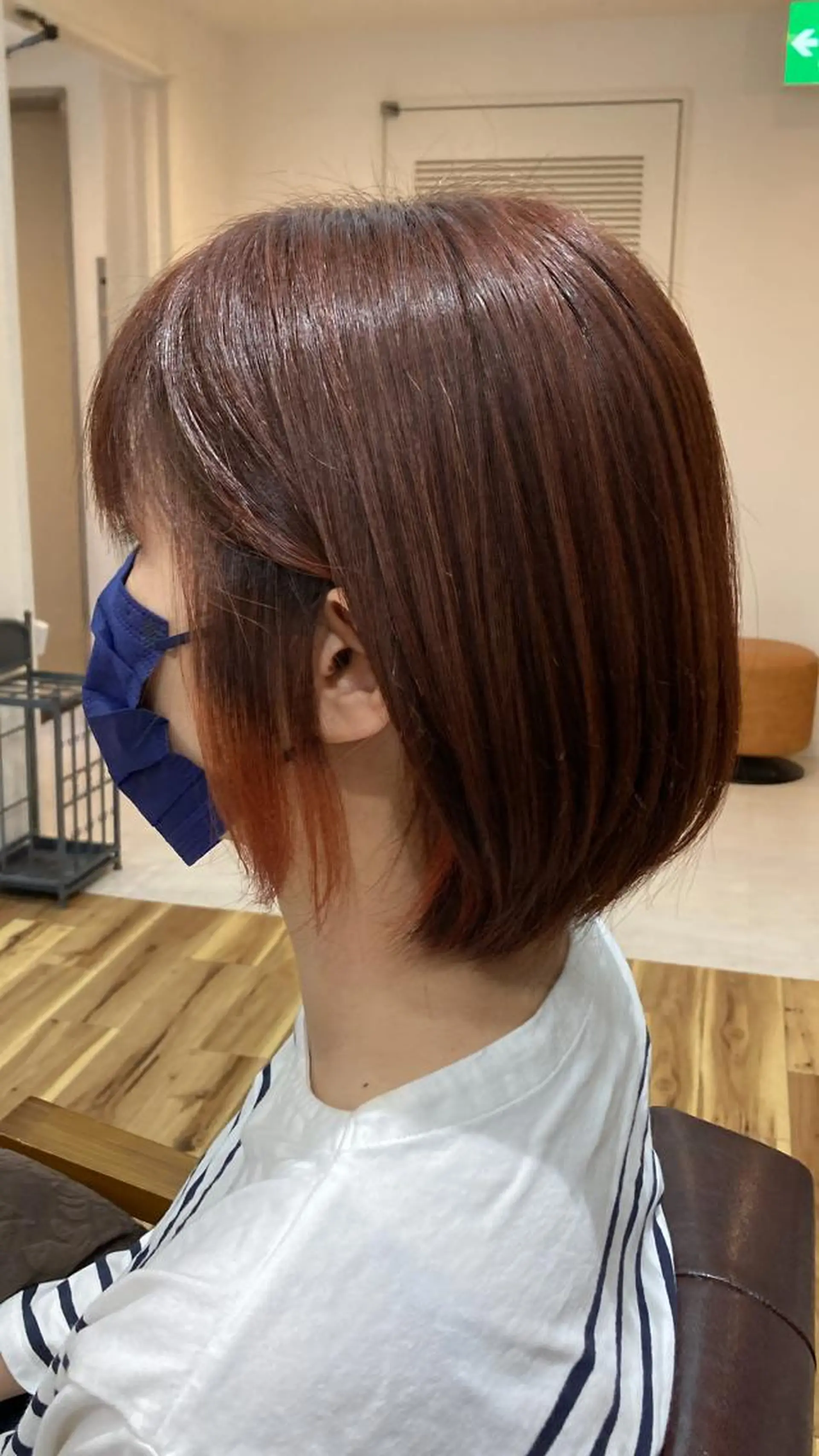 ショート カラー オレンジ カット ヘアカラー トリートメント ショート/ボブ やぐちゆうたのヘアスタイル