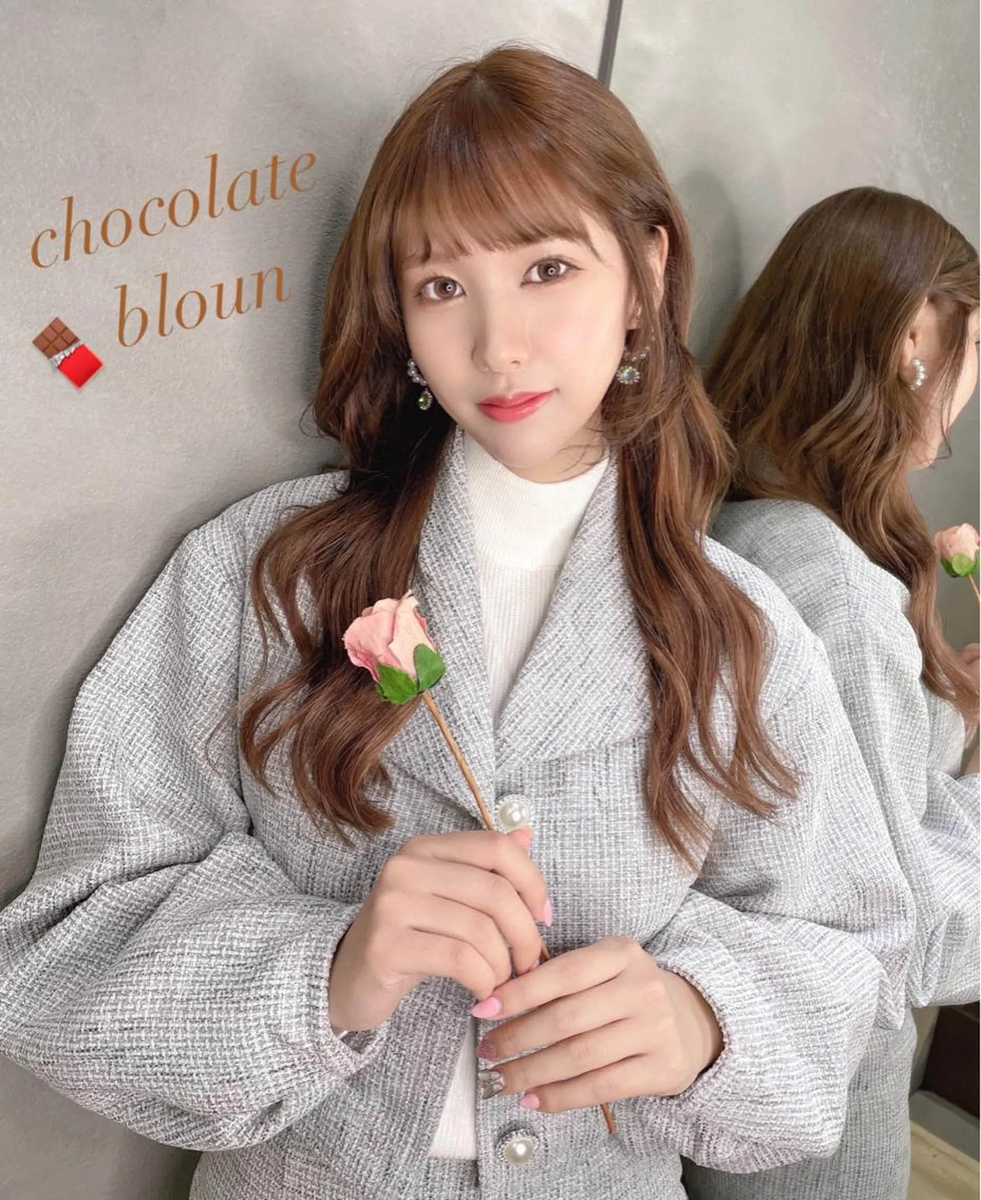 カラー ブラウンカラー カット ヘアカラー トリートメント ブリーチなしカラー ×韓国ヘア♡ヒデさんのヘアスタイル