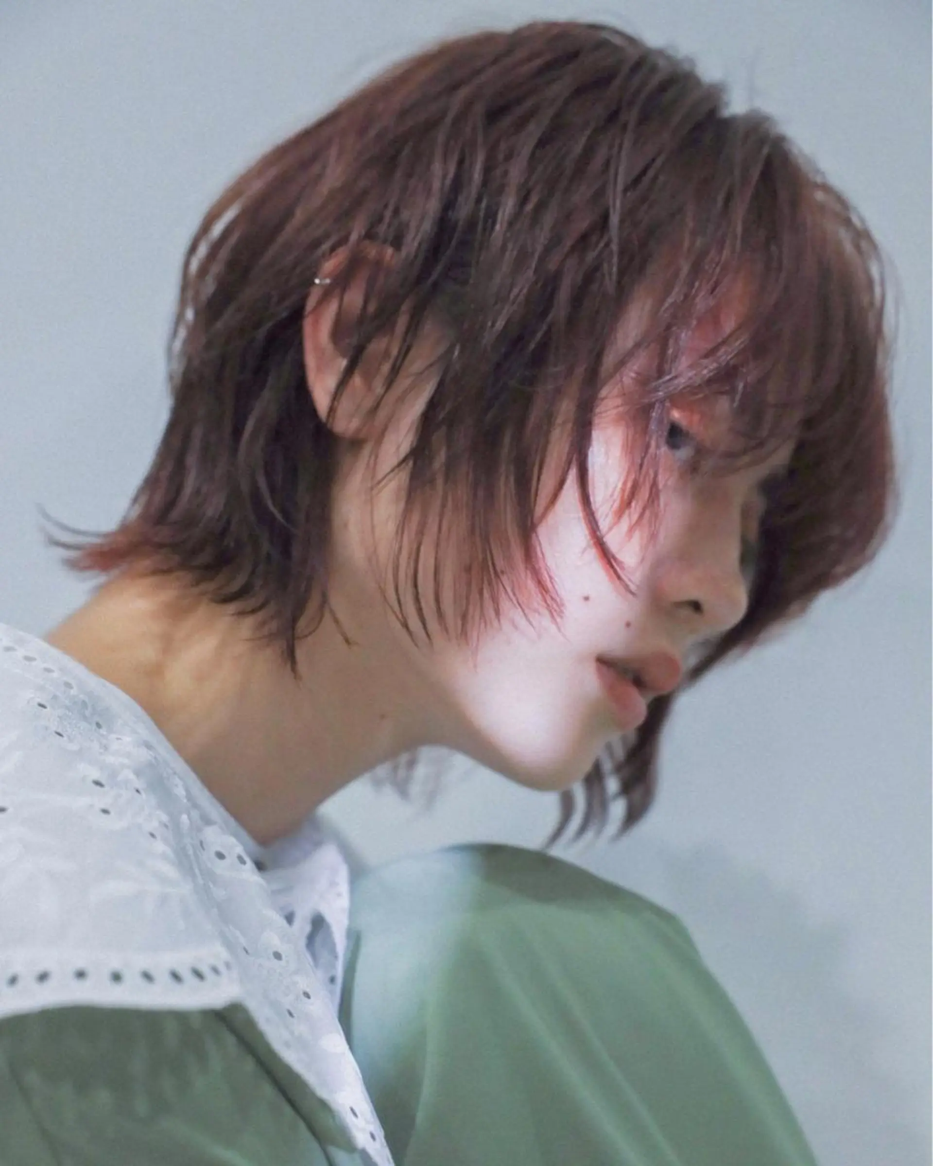 ショート カラー パーマ/縮毛矯正 揚村武斗のヘアスタイル