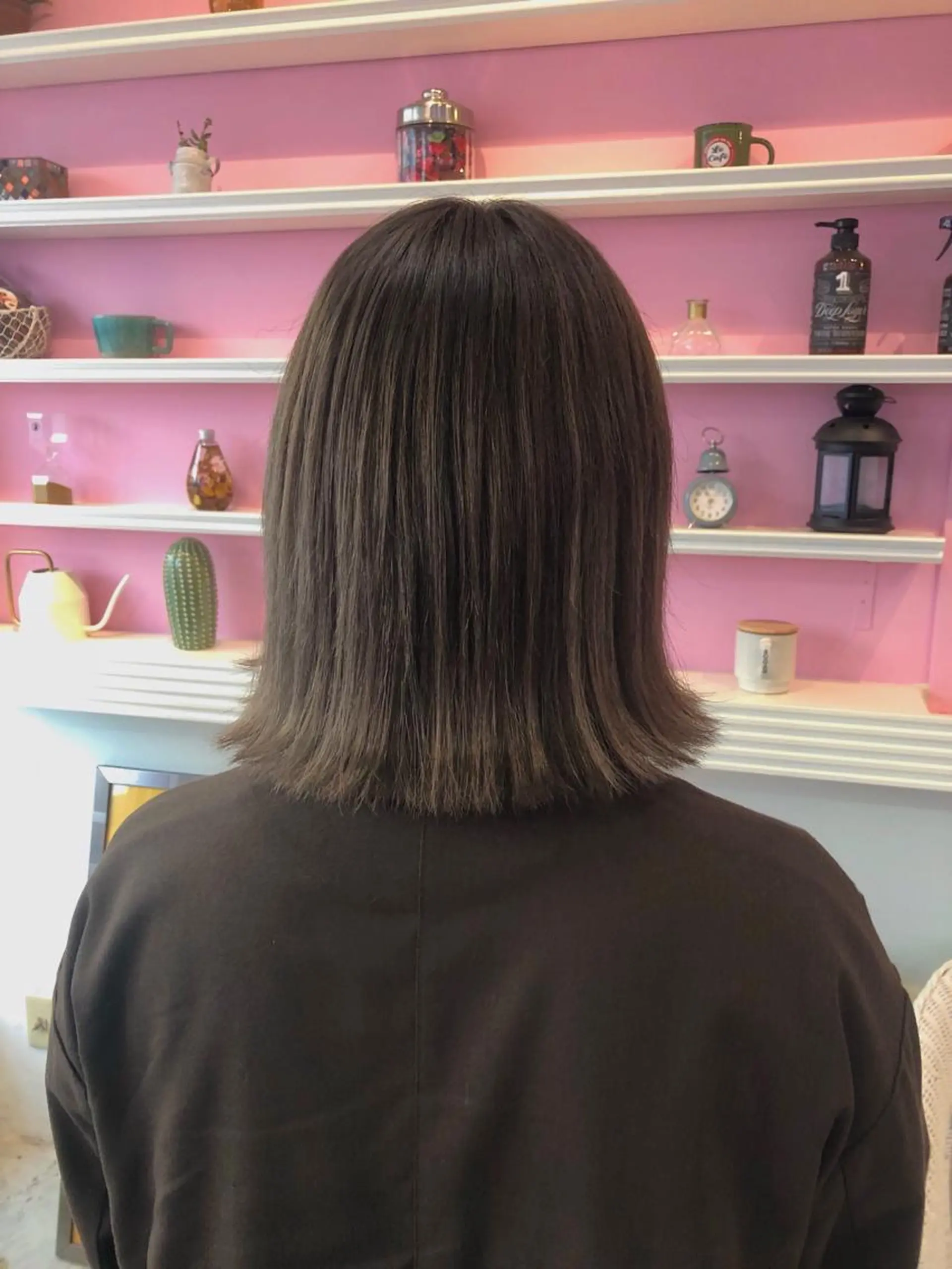 ミディアム カラー ヘアカラー トリートメント 💜 MINORI💜のヘアスタイル