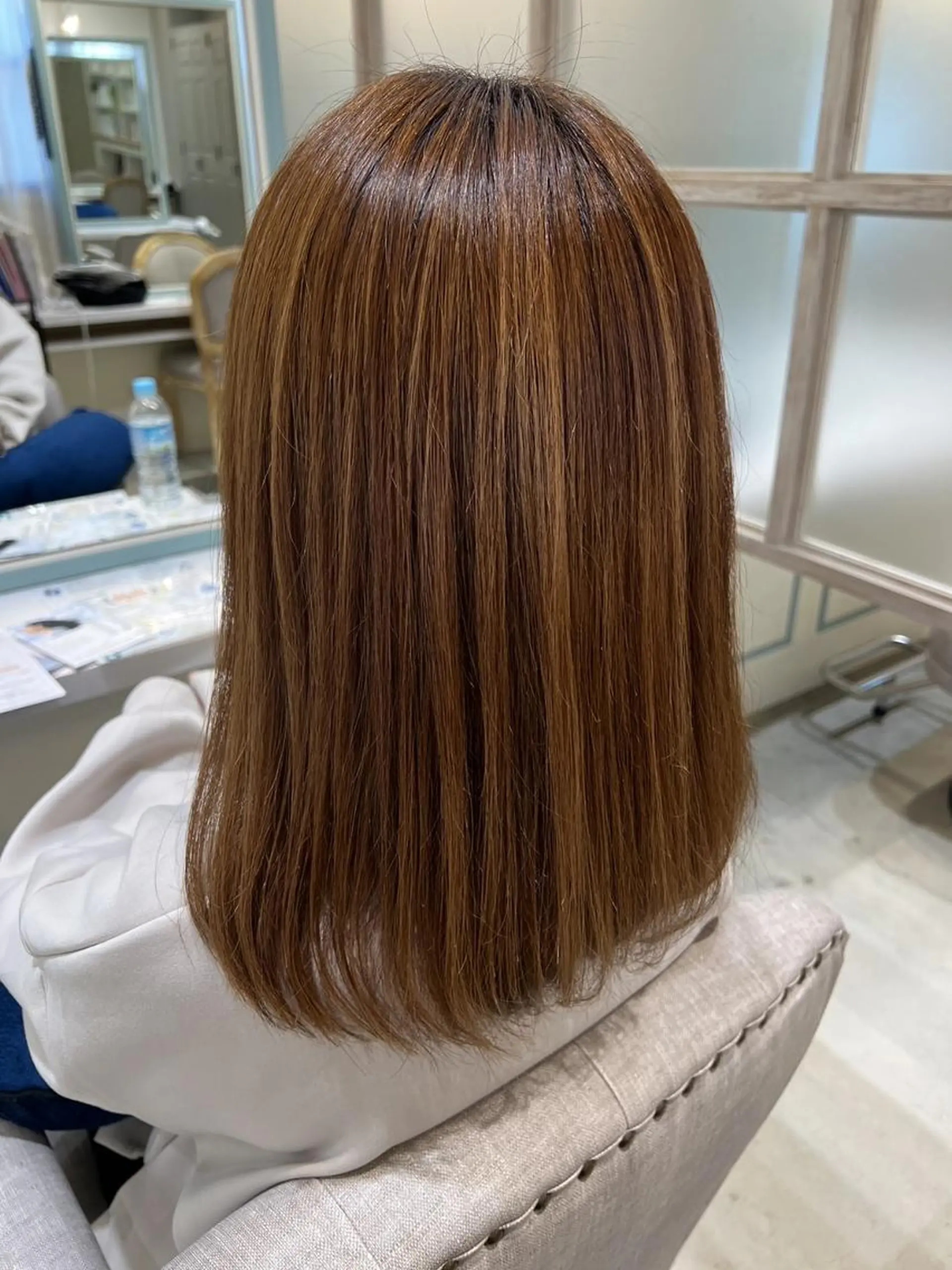 セミロング ヨシダタカシ ☆髪質改善ハリスノフのヘアスタイル