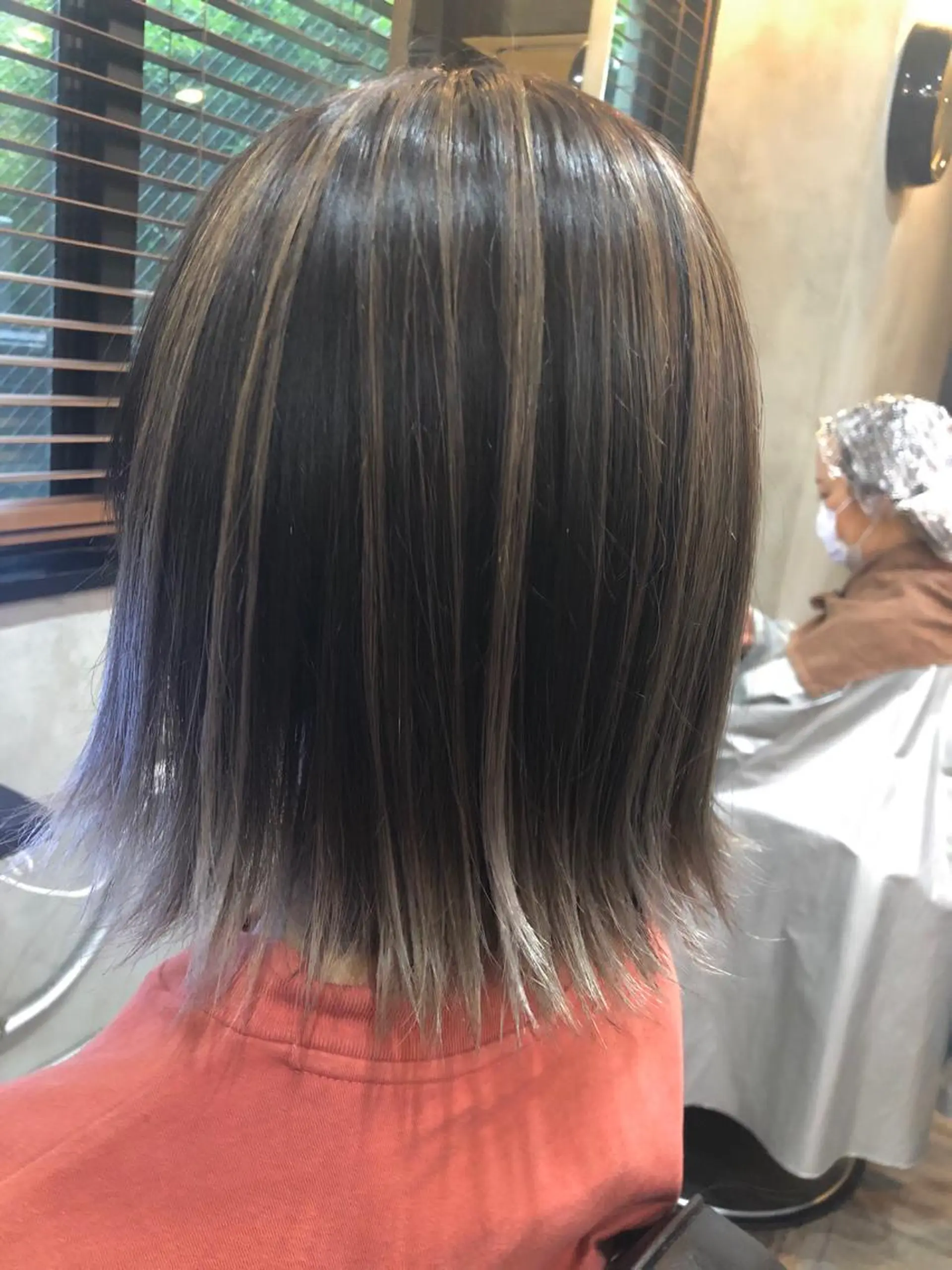 ミディアム カラー La fith 店長 城谷颯人のヘアスタイル