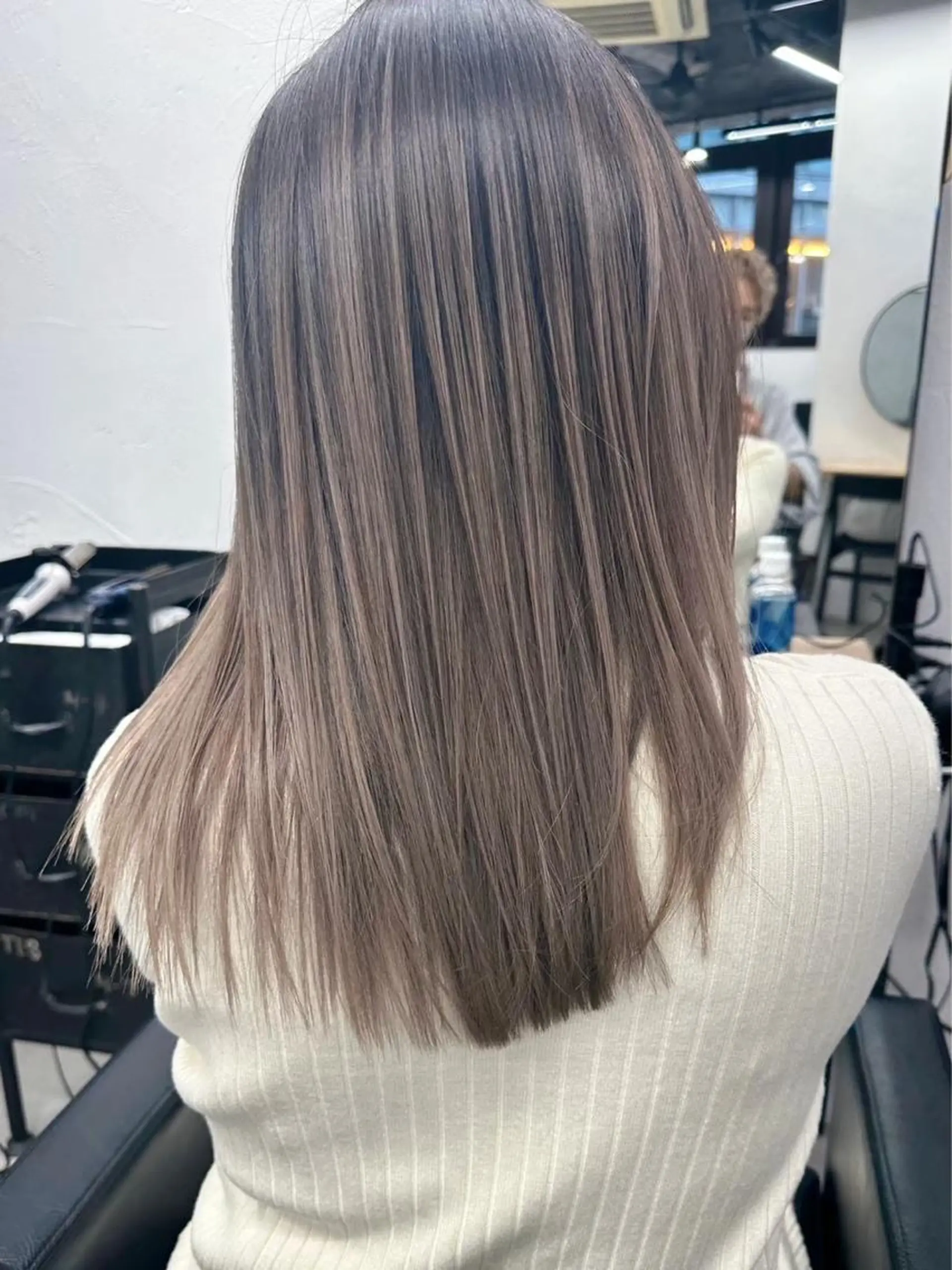 ミディアム カラー ヘアアレンジ 🫧透明感カラー/ ナルハ🫧のヘアスタイル