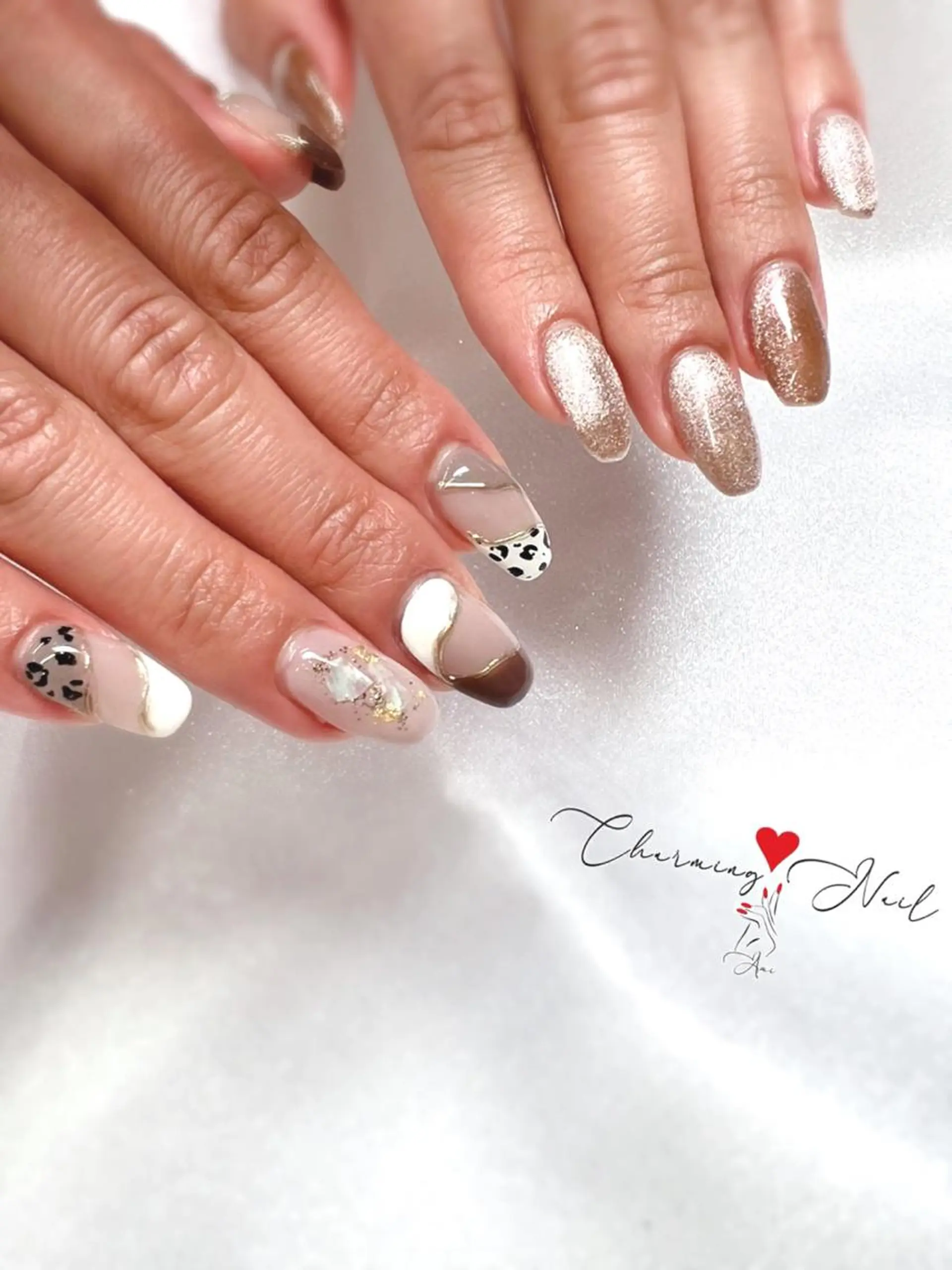 ネイル アニマル柄 ミラーネイル Charming❤️Nail所属・Nailist Amiのその他イメージ